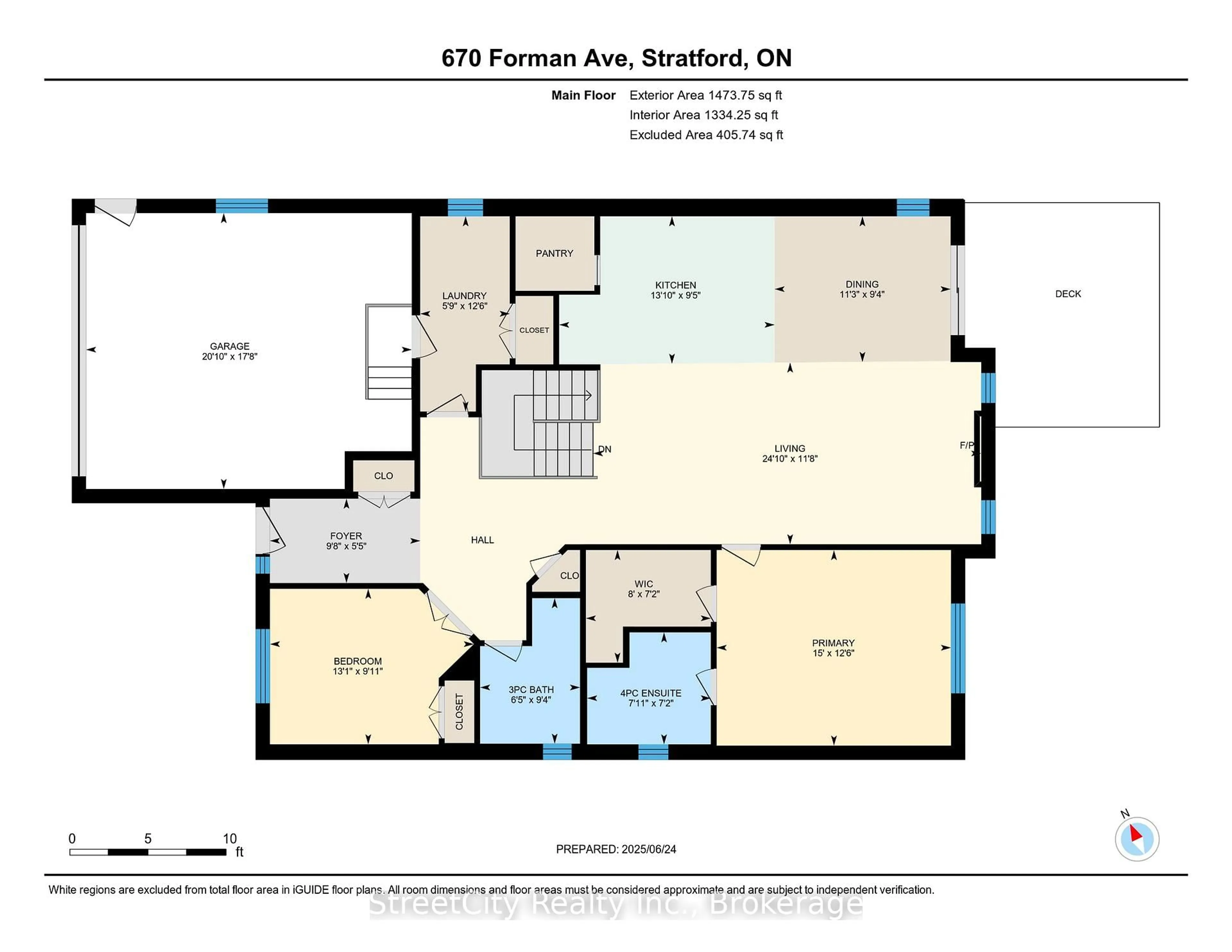 Floor plan for 670 Forman Ave, Stratford Ontario N5A 0G3