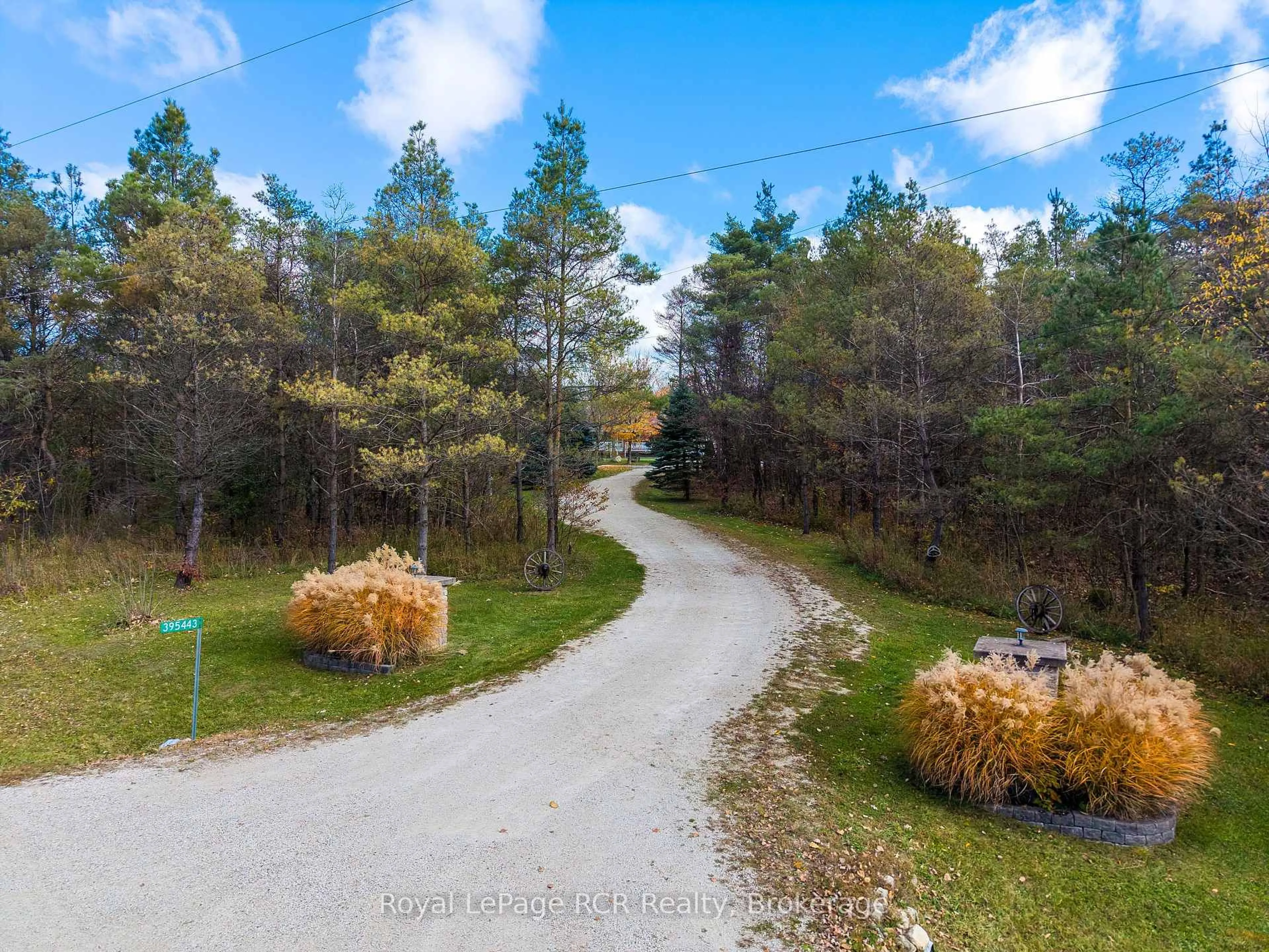 A pic from outside/outdoor area/front of a property/back of a property/a pic from drone, forest/trees view for 395443 2 Concession, Chatsworth Ontario N0H 2V0