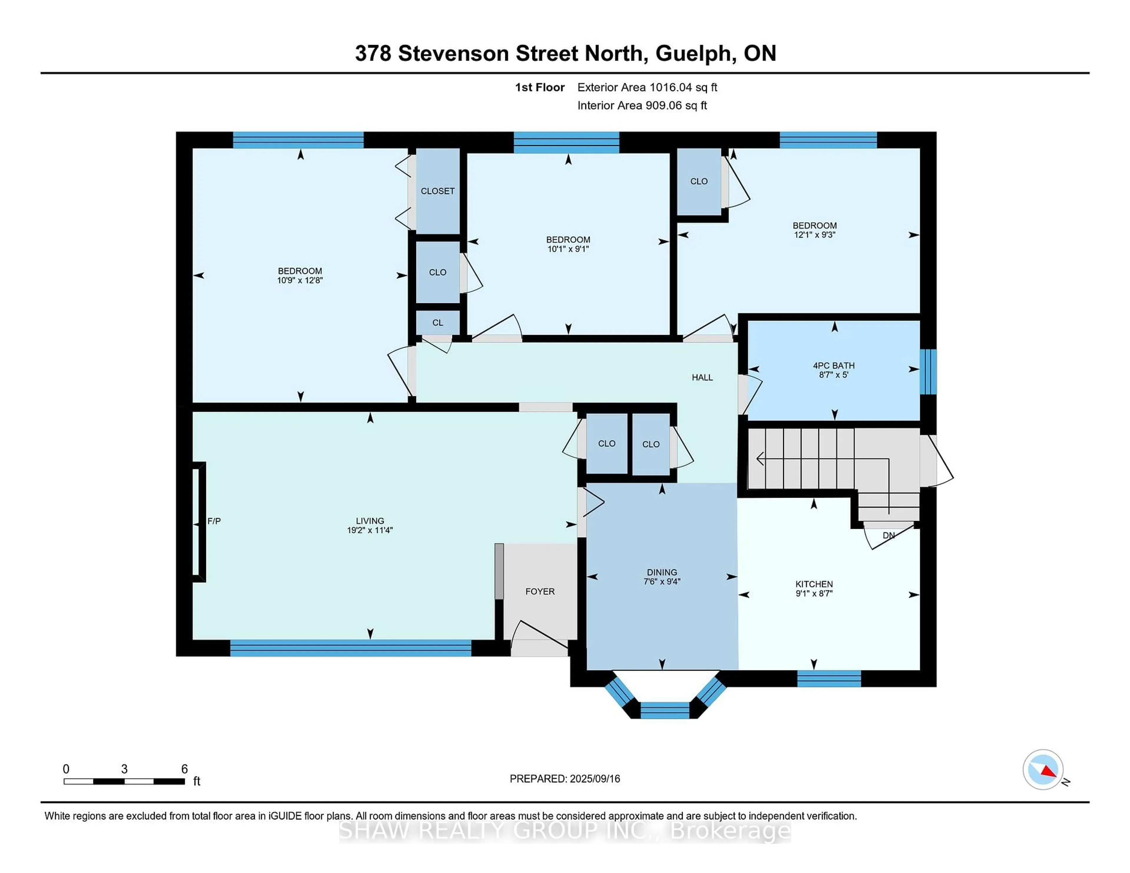 Floor plan for 378 Stevenson St, Guelph Ontario N1E 5C2