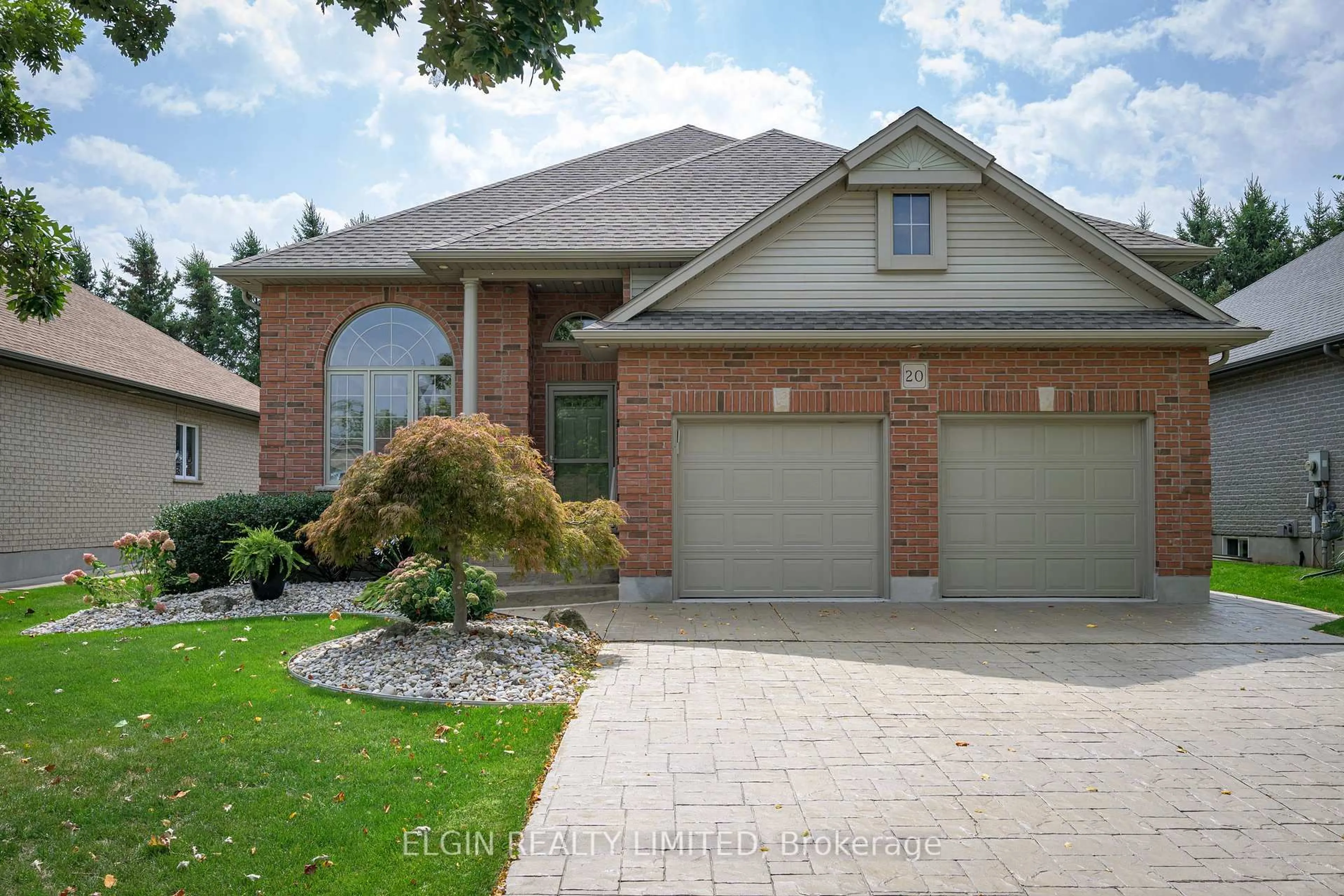 Home with brick exterior material, street for 20 Beechwood Circ, St. Thomas Ontario N5R 6K4
