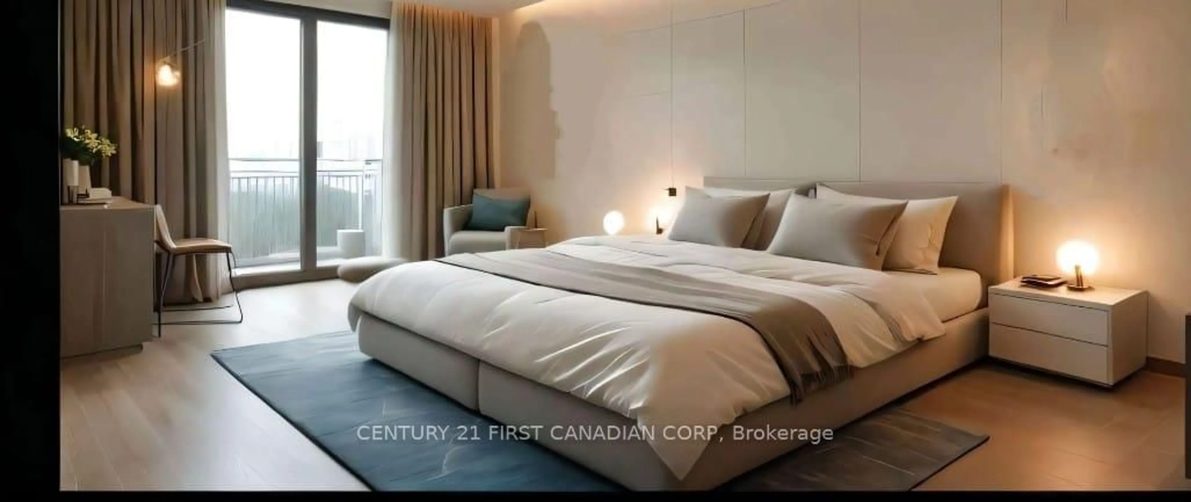 Bedroom with bed, unknown for 1180 Commissioners Rd #602, London South Ontario N6K 4J2