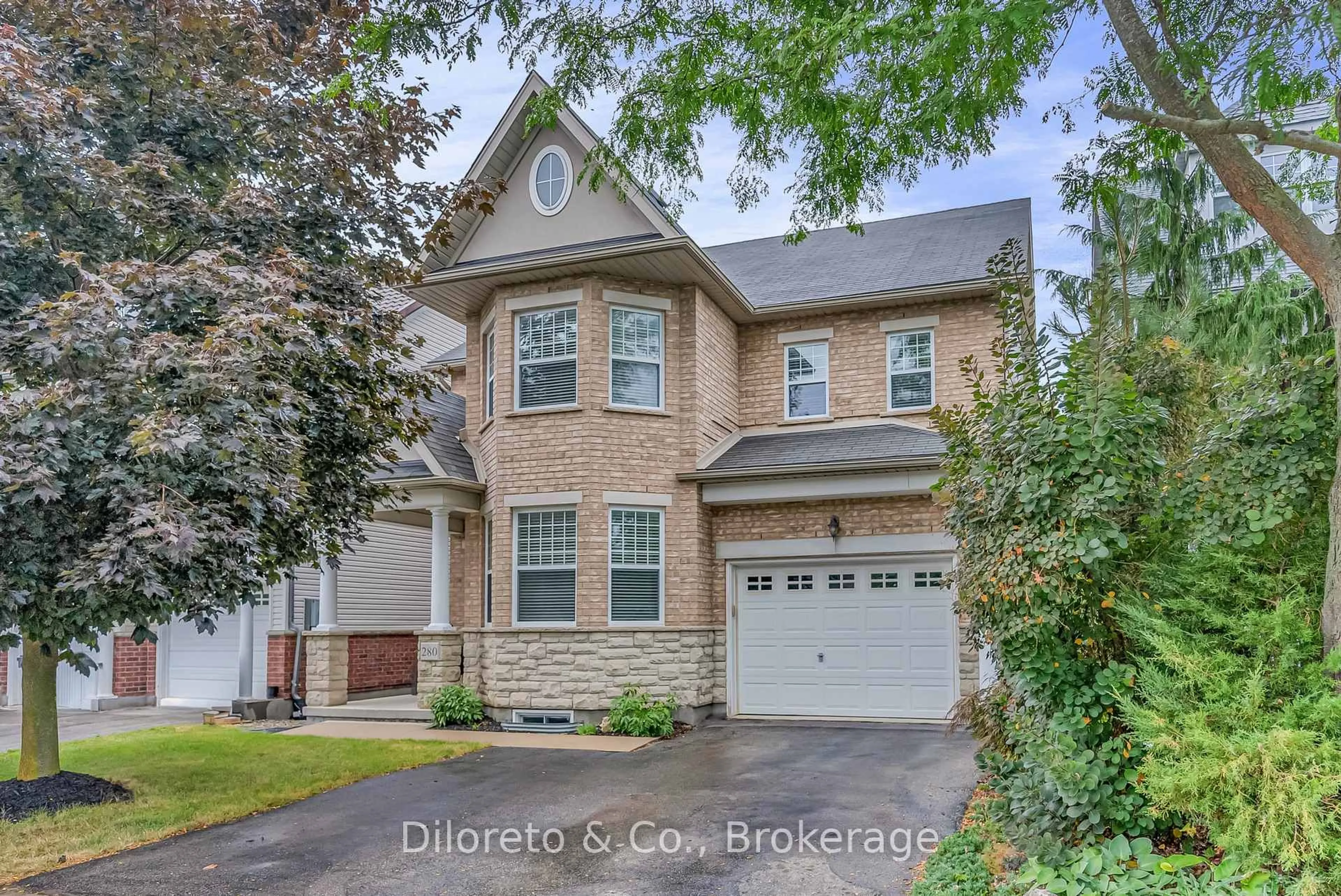 Home with brick exterior material, street for 280 Carrington Dr, Guelph Ontario N1G 0G9