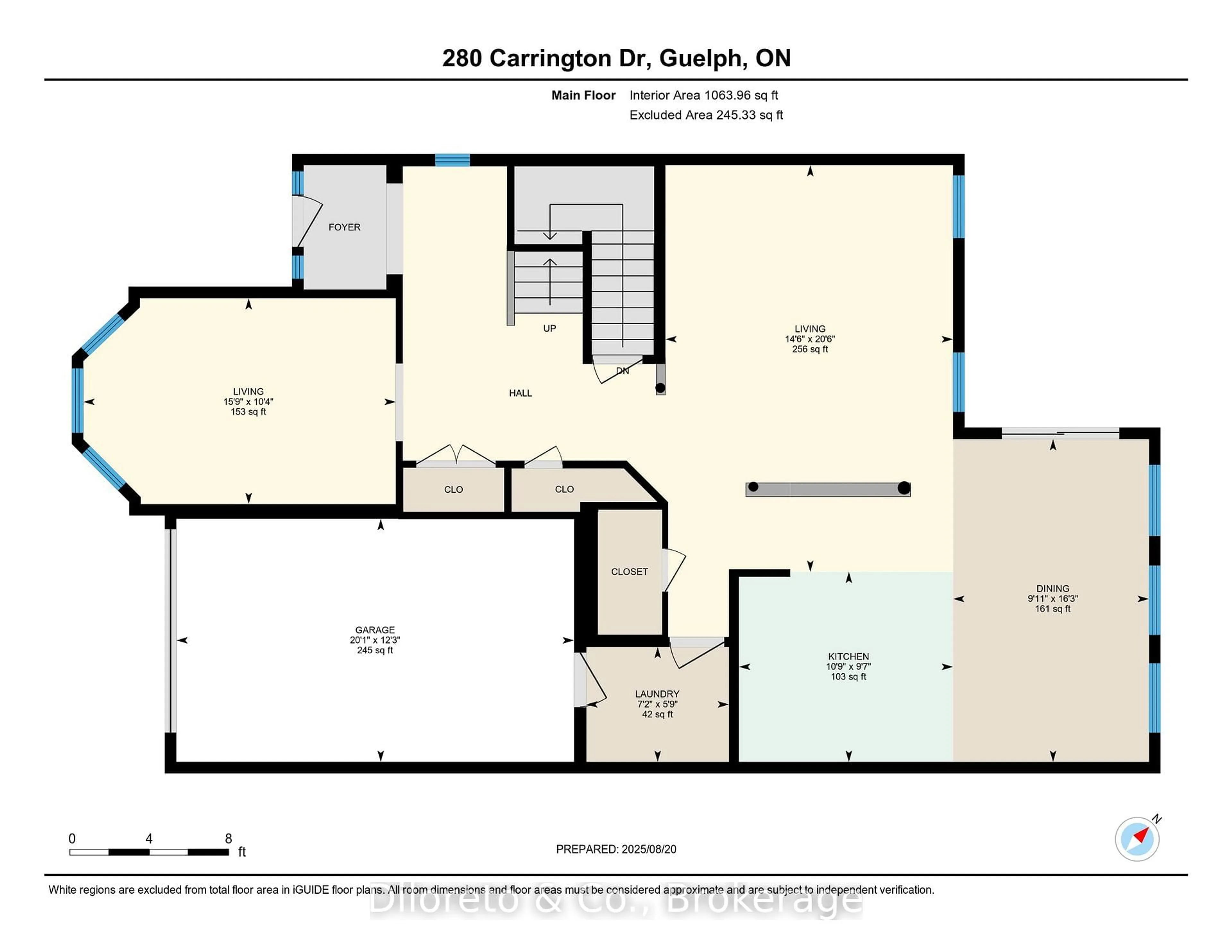 Floor plan for 280 Carrington Dr, Guelph Ontario N1G 0G9