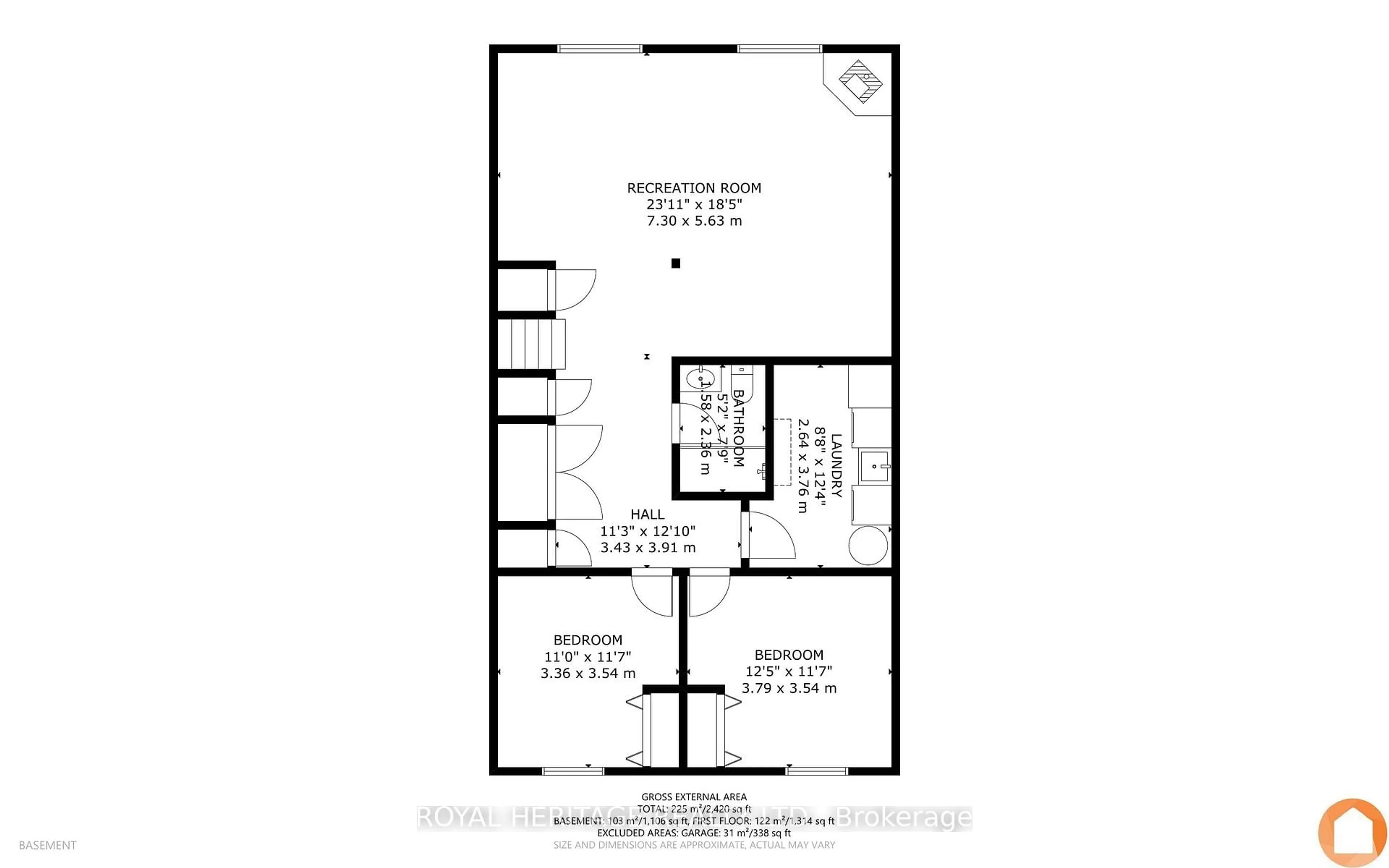 Floor plan for 3 Wendy's Lane, Brighton Ontario K0K 1H0