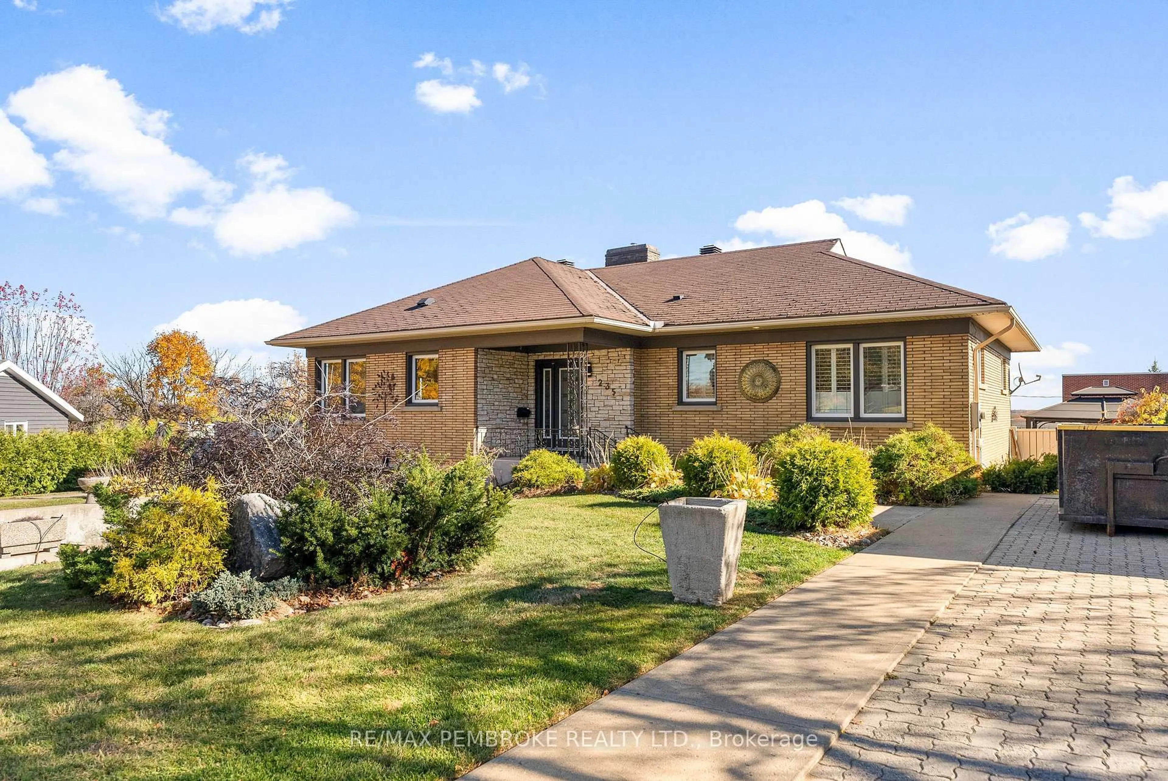 Home with brick exterior material, street for 235 Broadview Dr, Pembroke Ontario K8A 2A5