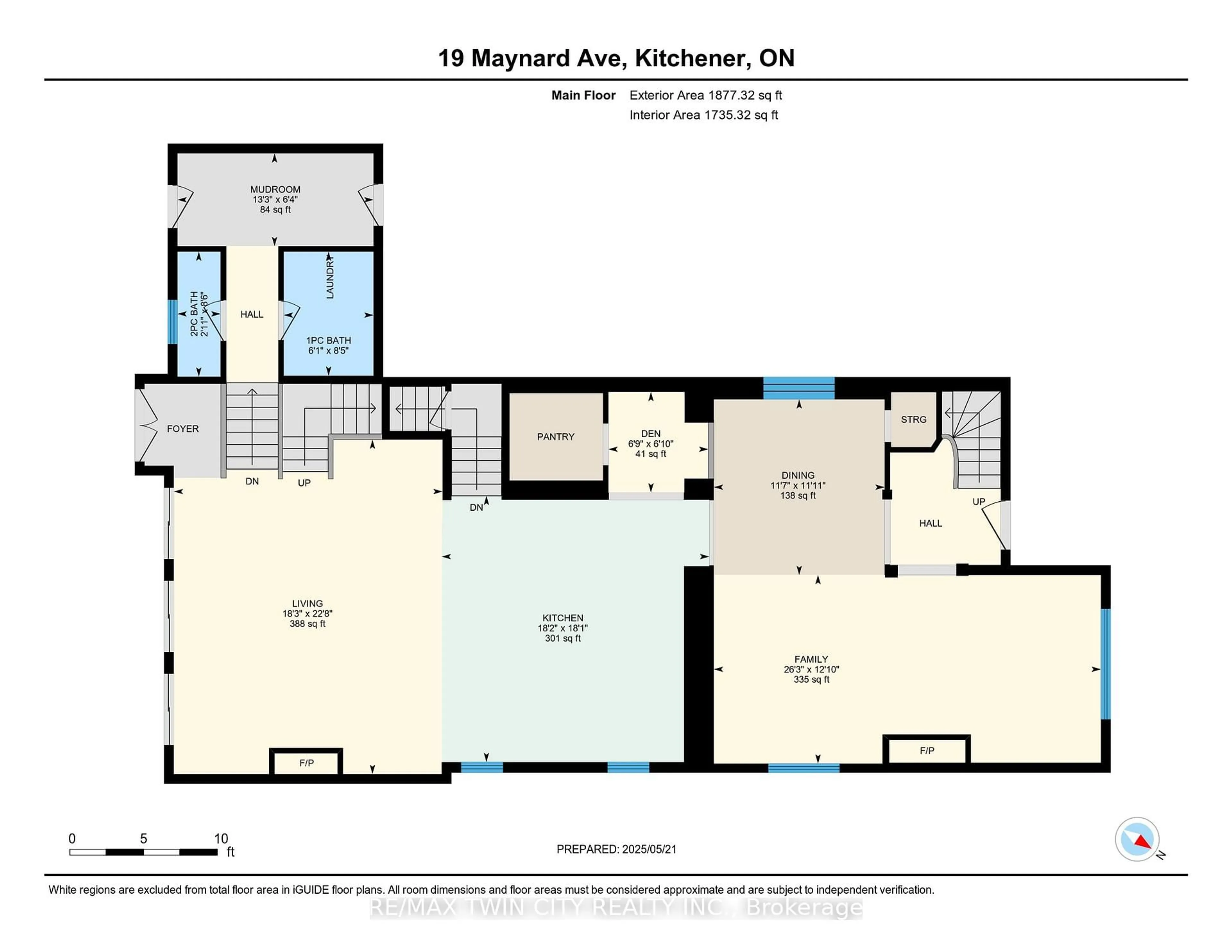 Floor plan for 19 Maynard Ave, Kitchener Ontario N2H 4Z6