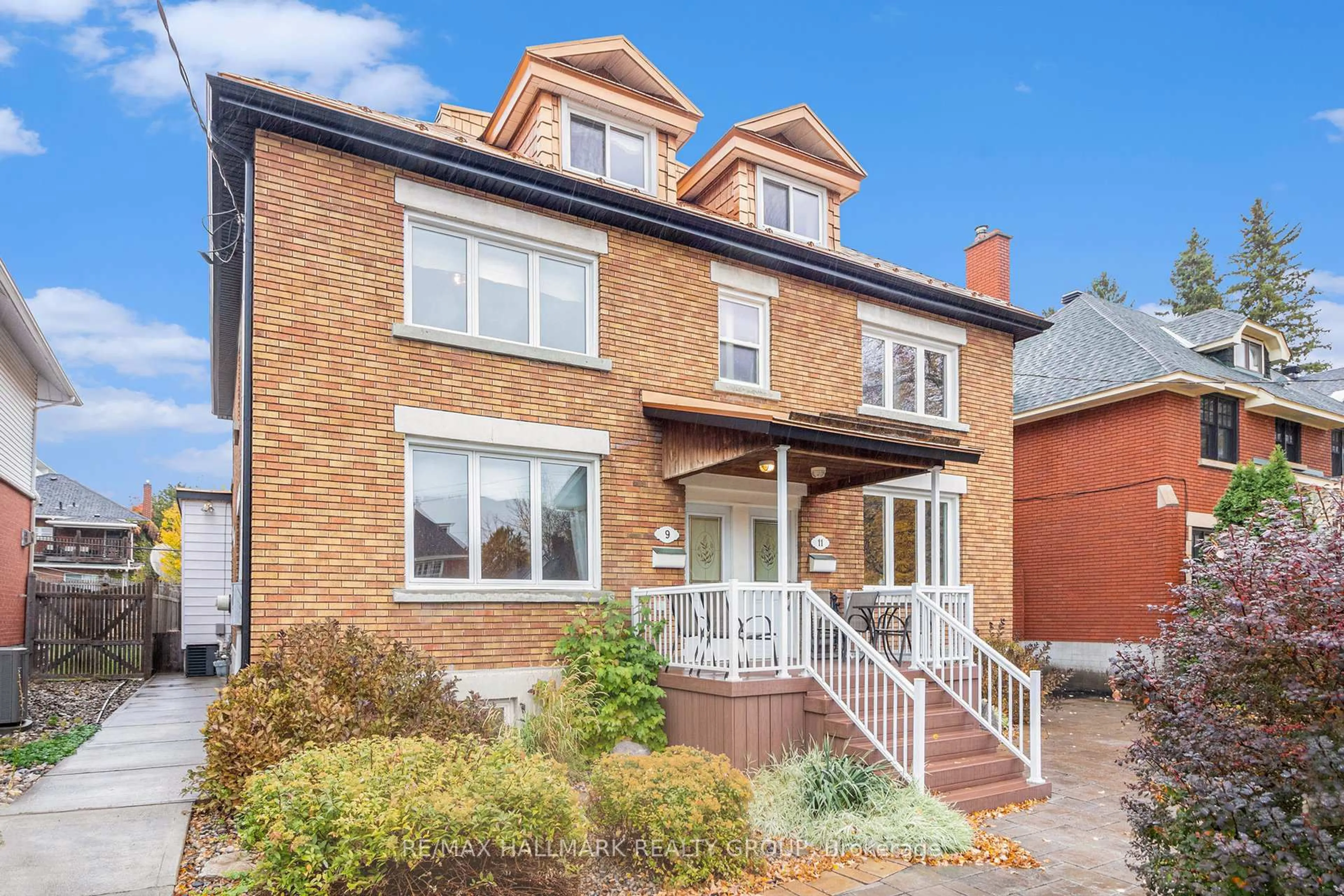 Home with brick exterior material, street for 9 Warren Ave, Ottawa Ontario K1Y 0R9