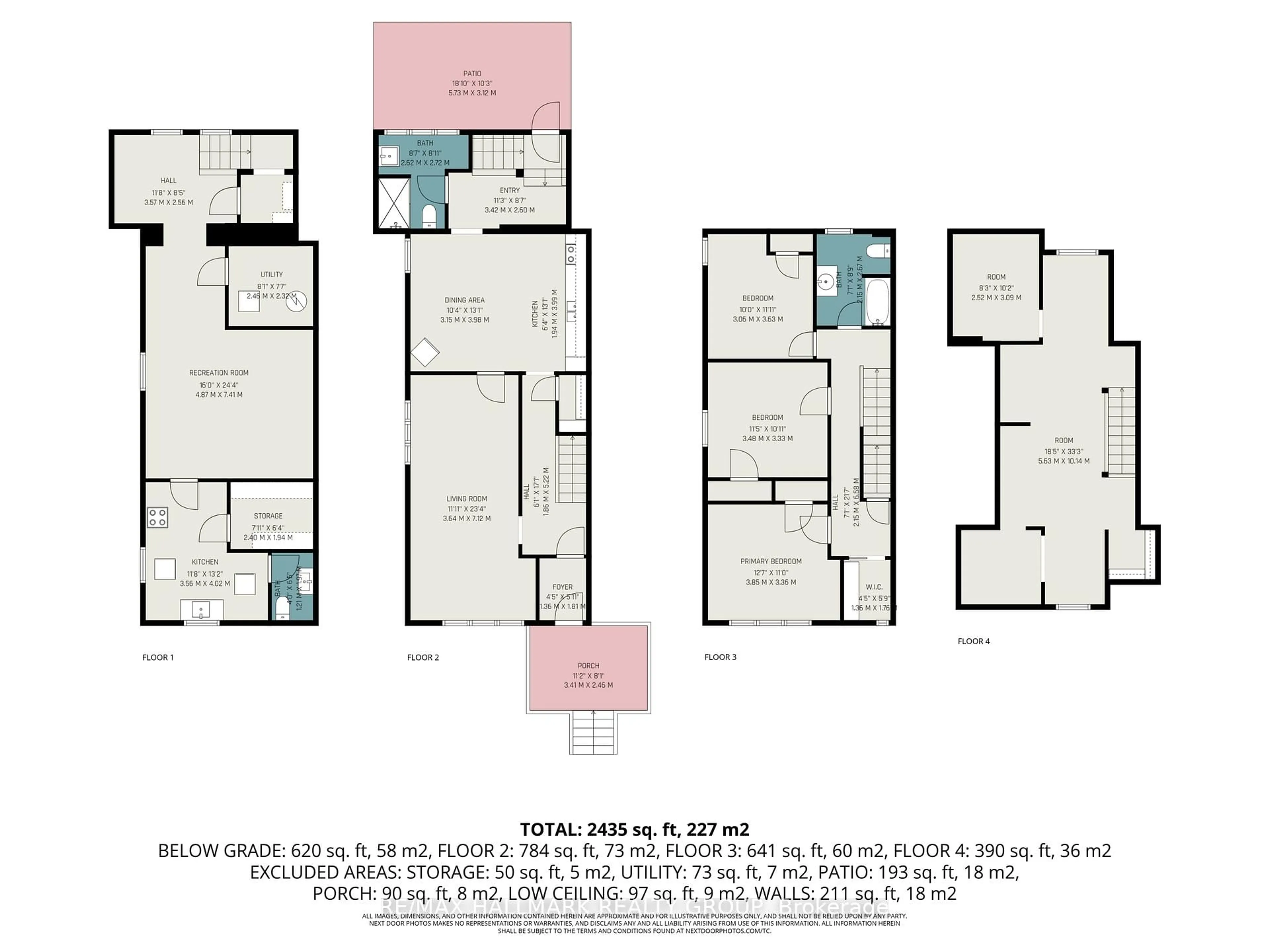 Floor plan for 9 Warren Ave, Ottawa Ontario K1Y 0R9