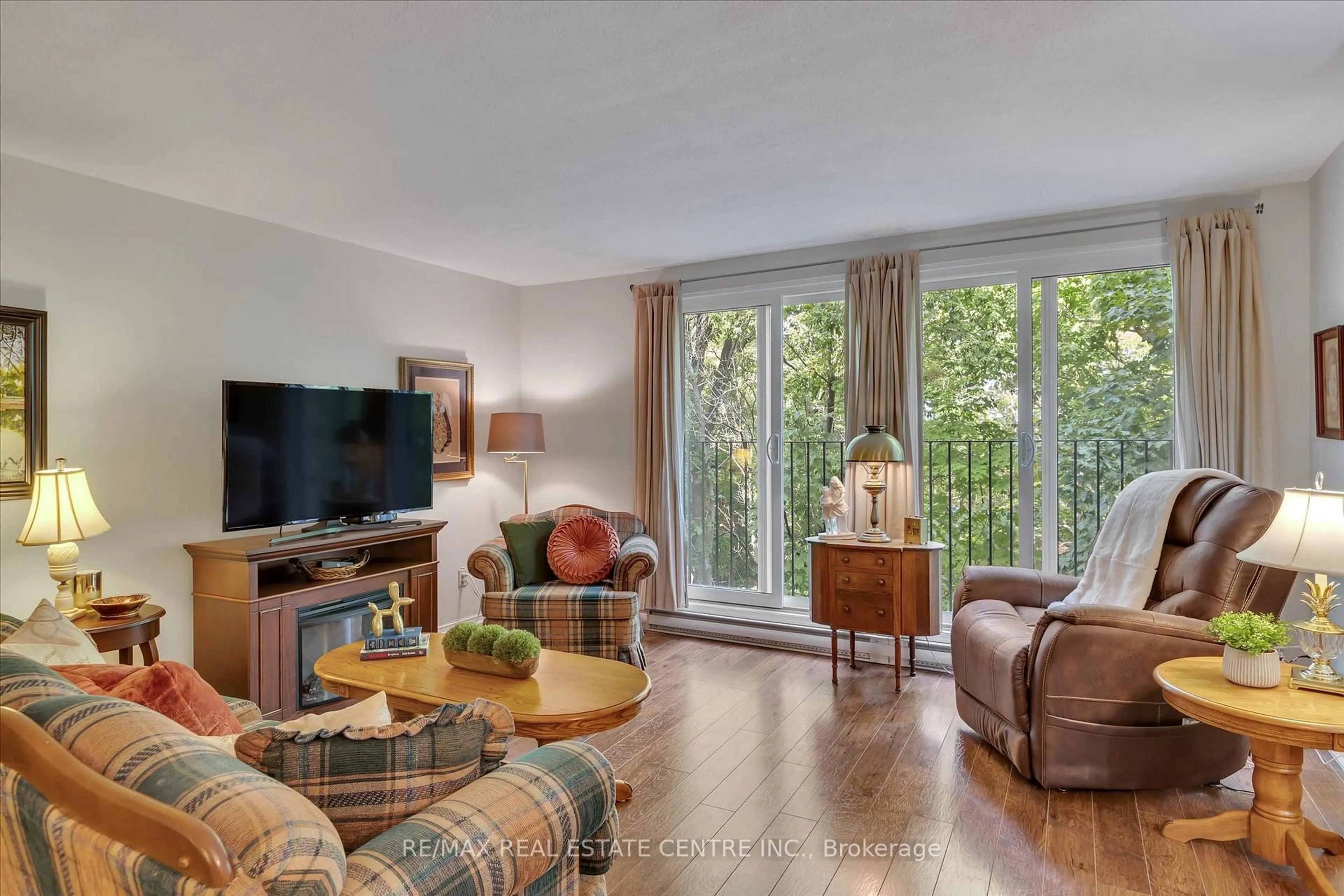 Living room with furniture, unknown for 1111 WATER St #209, Peterborough Ontario K9H 3P7