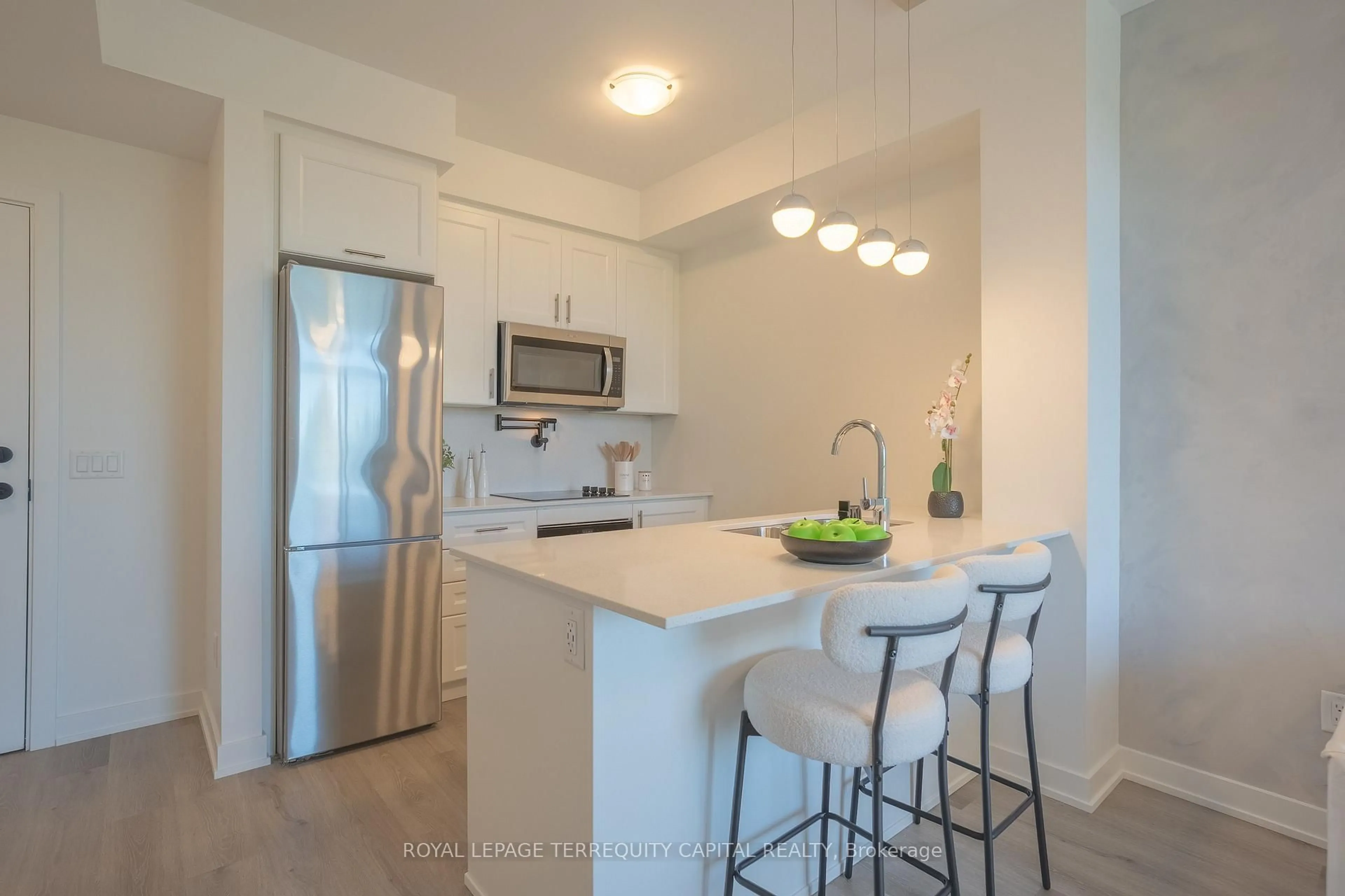 Open concept kitchen, unknown for 600 North Service Rd #313, Hamilton Ontario L8E 0L2