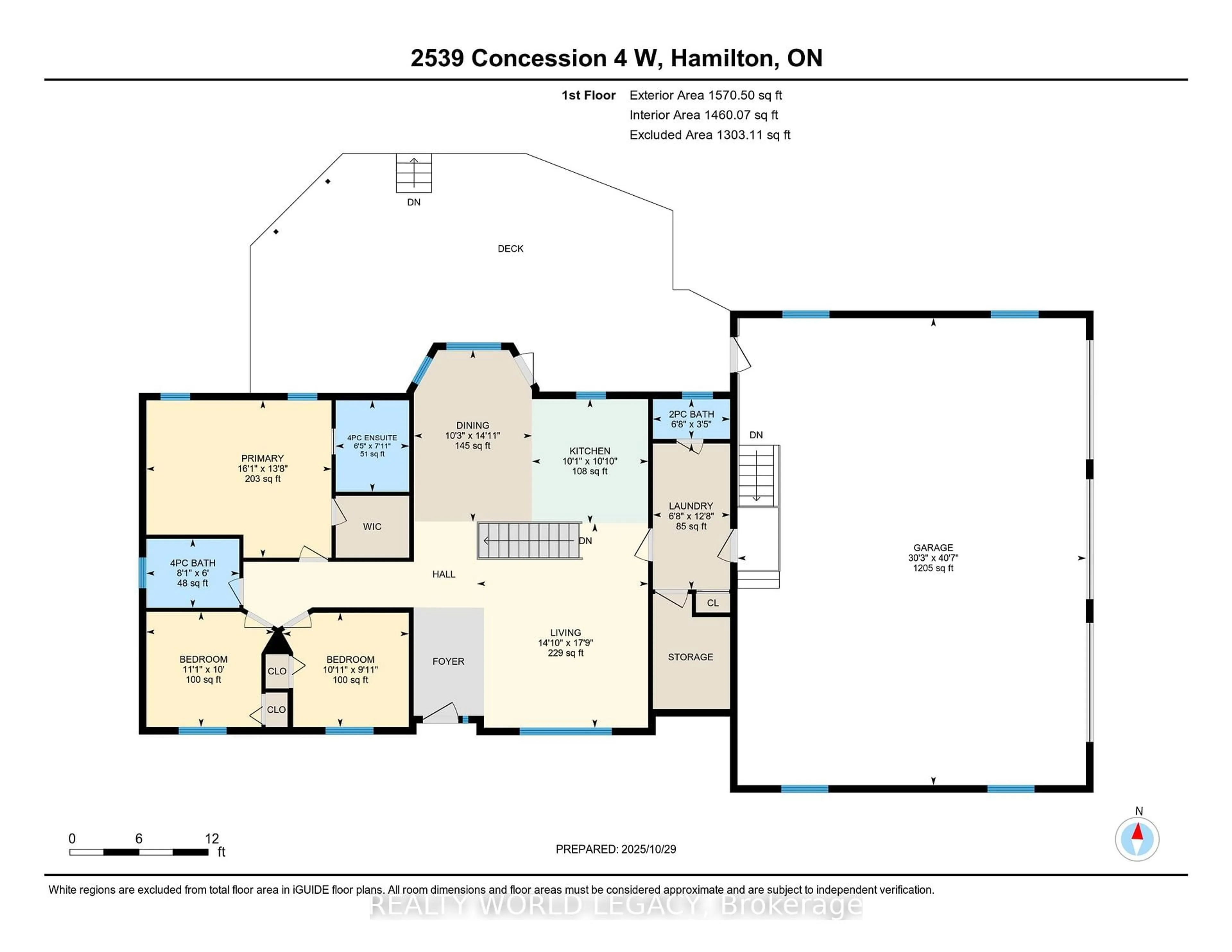 Floor plan for 2539 4 Concession, Hamilton Ontario L0R 2B0