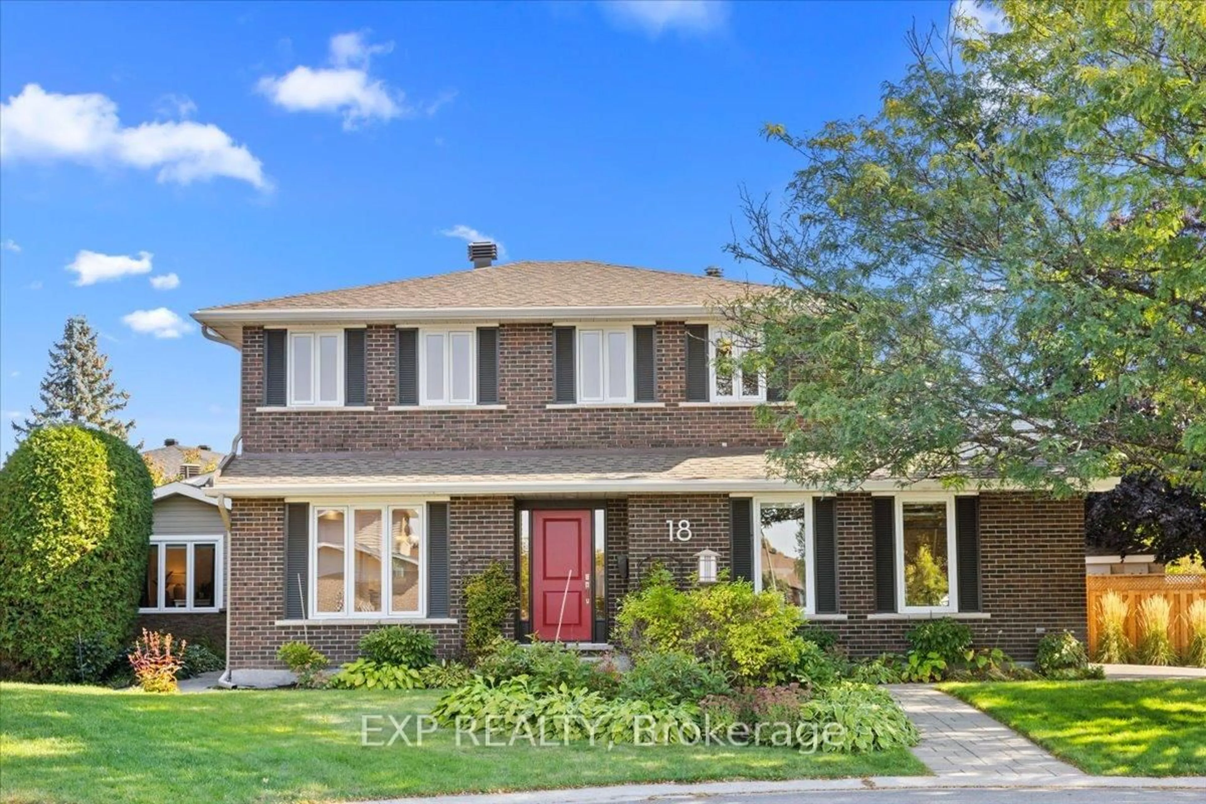 Home with brick exterior material, street for 18 Ivylea St, Ottawa Ontario K2G 4X5