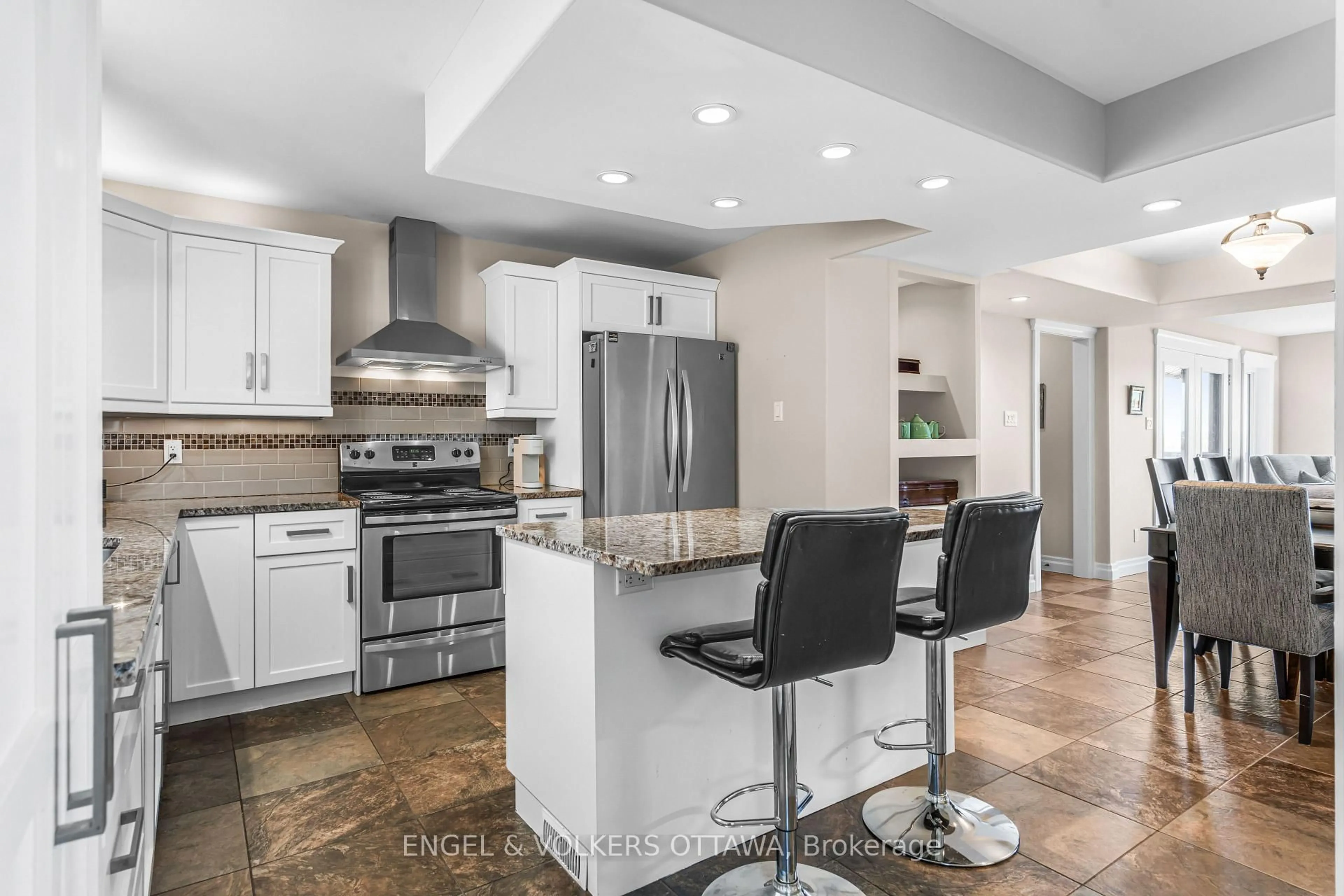 Open concept kitchen, ceramic/tile floor for 1144 River Rd, Braeside Ontario K0A 1G0