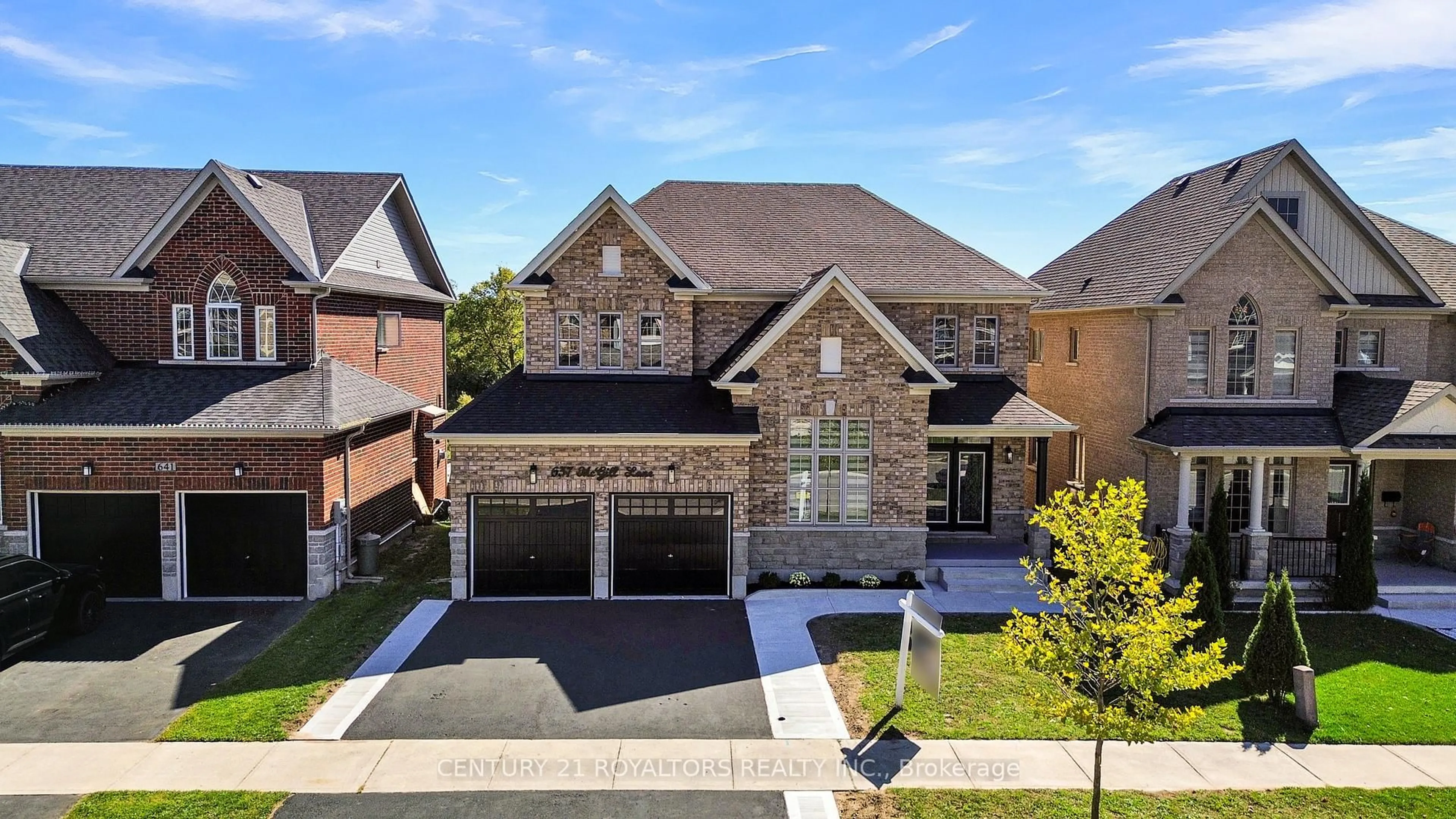 Home with brick exterior material, street for 637 McGill Lane, Woodstock Ontario N4T 0L3