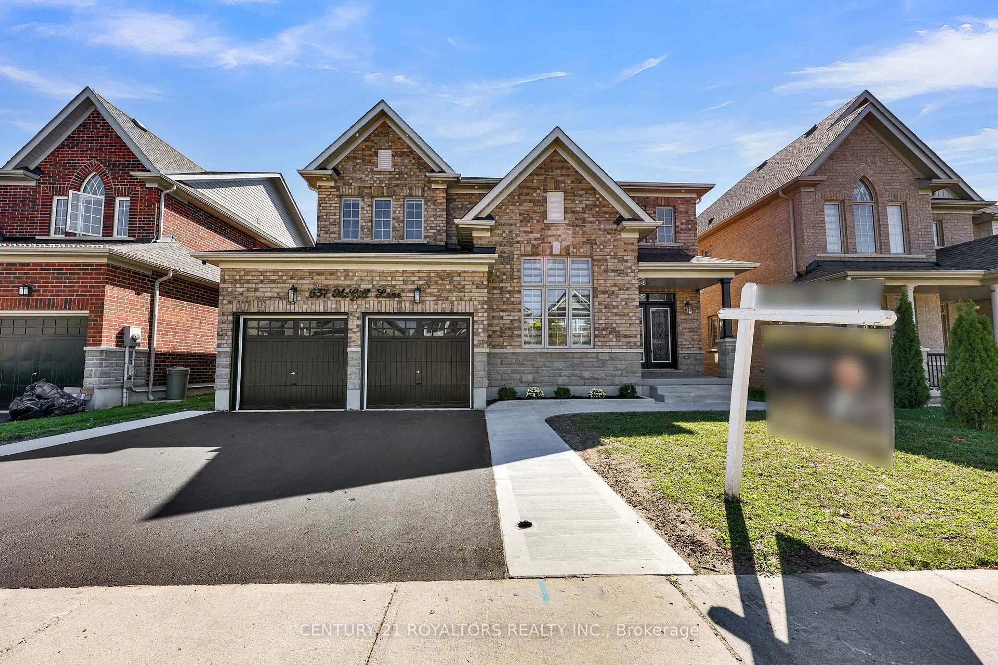 Home with brick exterior material, street for 637 McGill Lane, Woodstock Ontario N4T 0L3