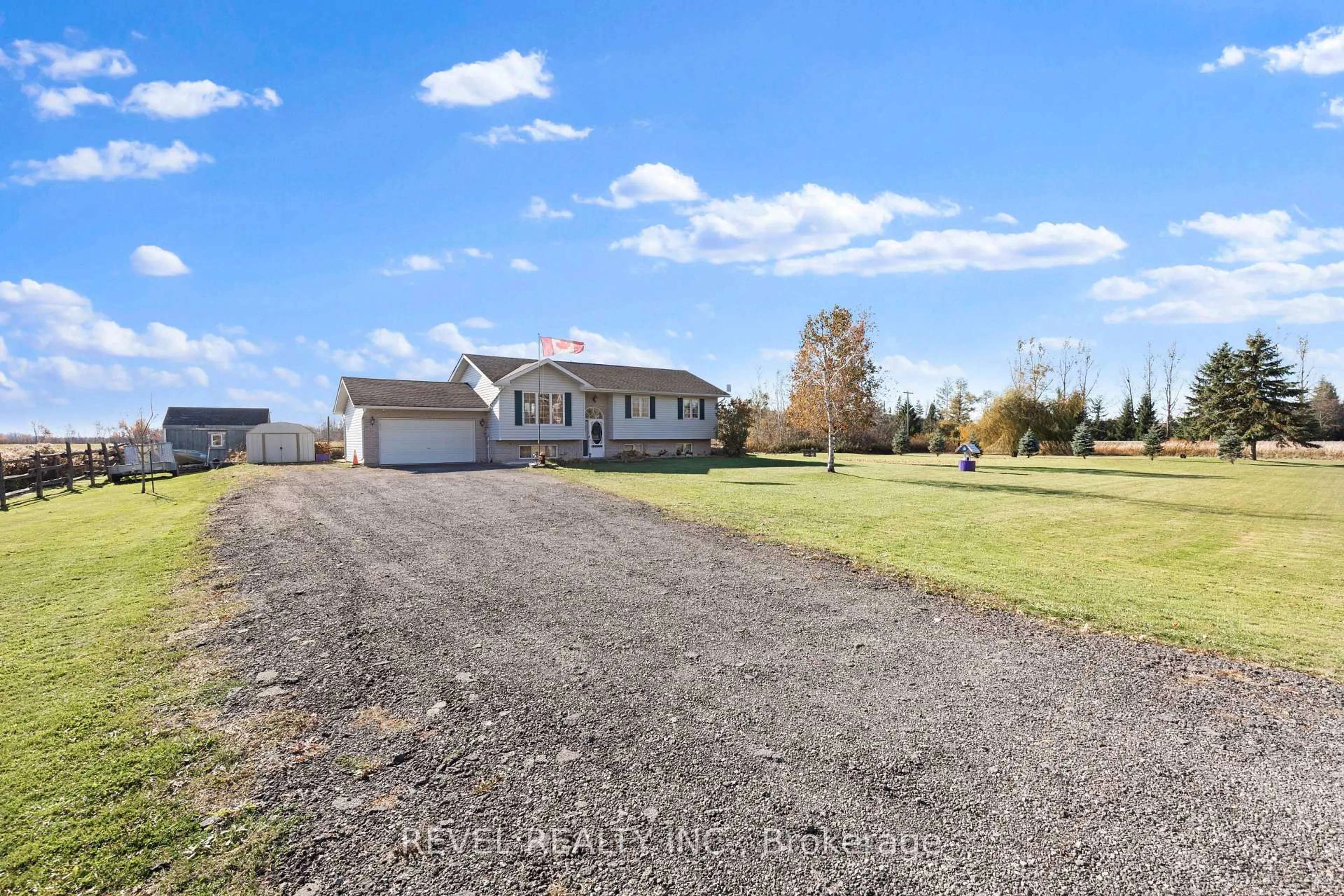 A pic from outside/outdoor area/front of a property/back of a property/a pic from drone, unknown for 443 Tower Rd, Kawartha Lakes Ontario K9V 4R4