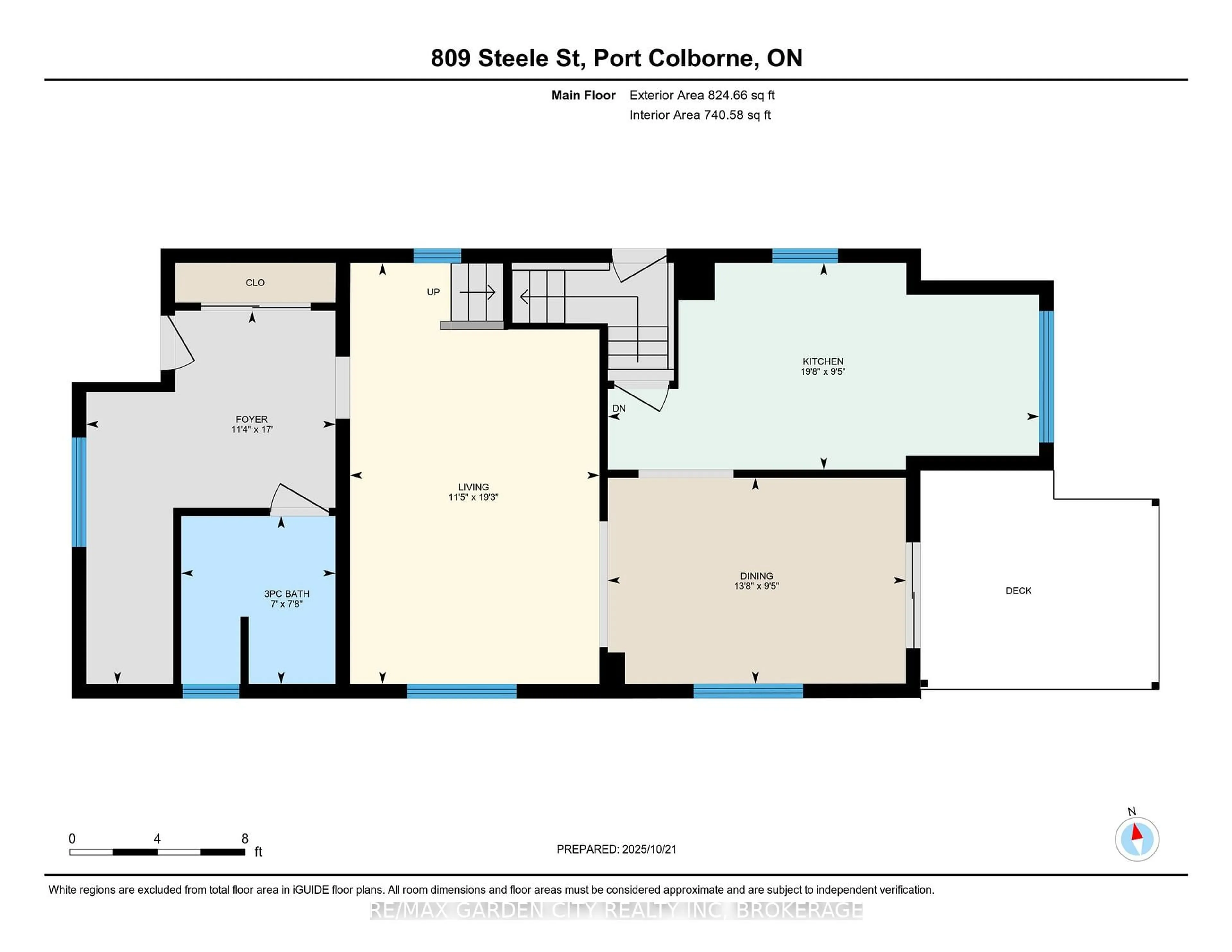 Floor plan for 809 Steele St, Port Colborne Ontario L3K 4Z5