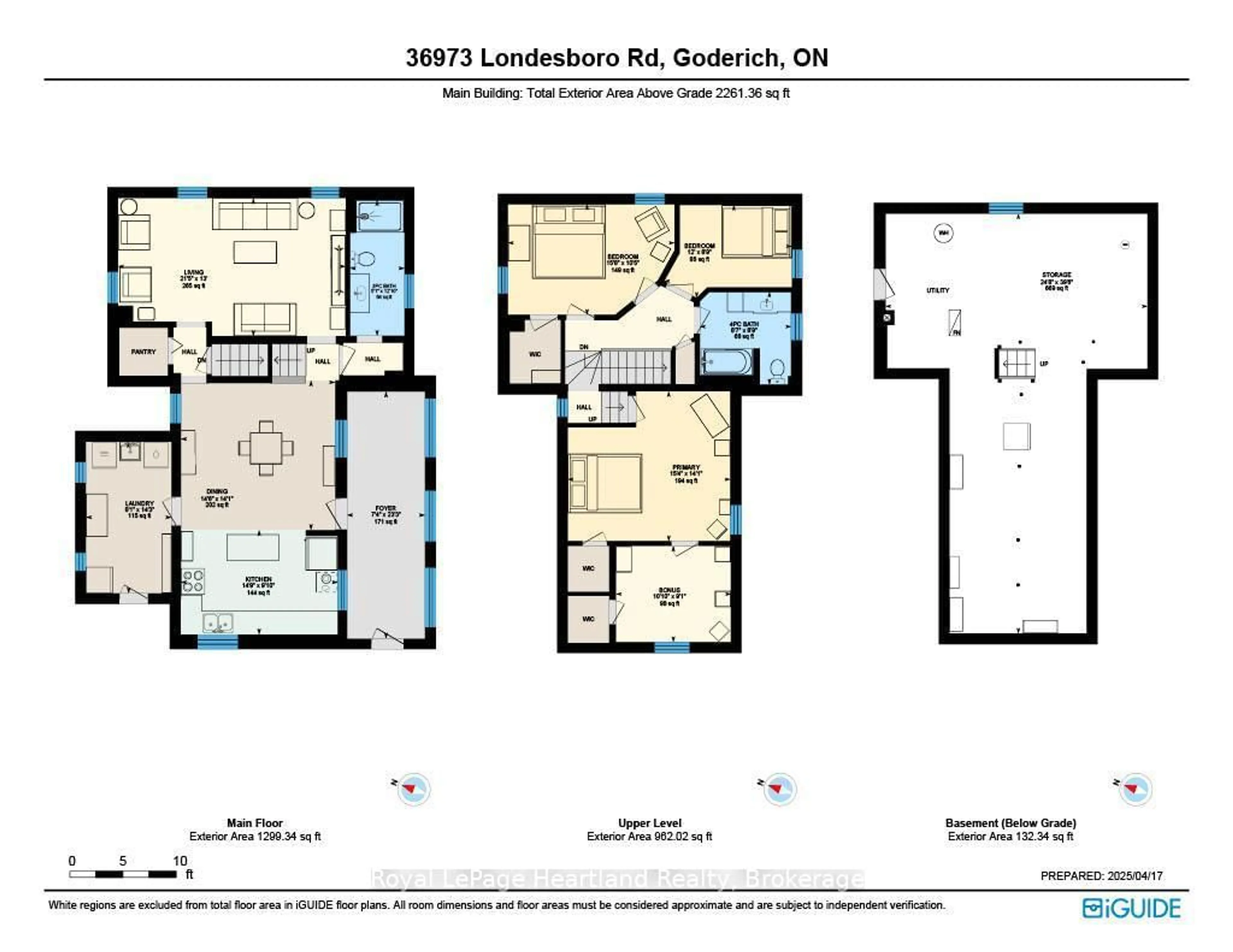 Floor plan for 36973 Londesboro Rd, Ashfield-Colborne-Wawanosh Ontario N7A 3Y1