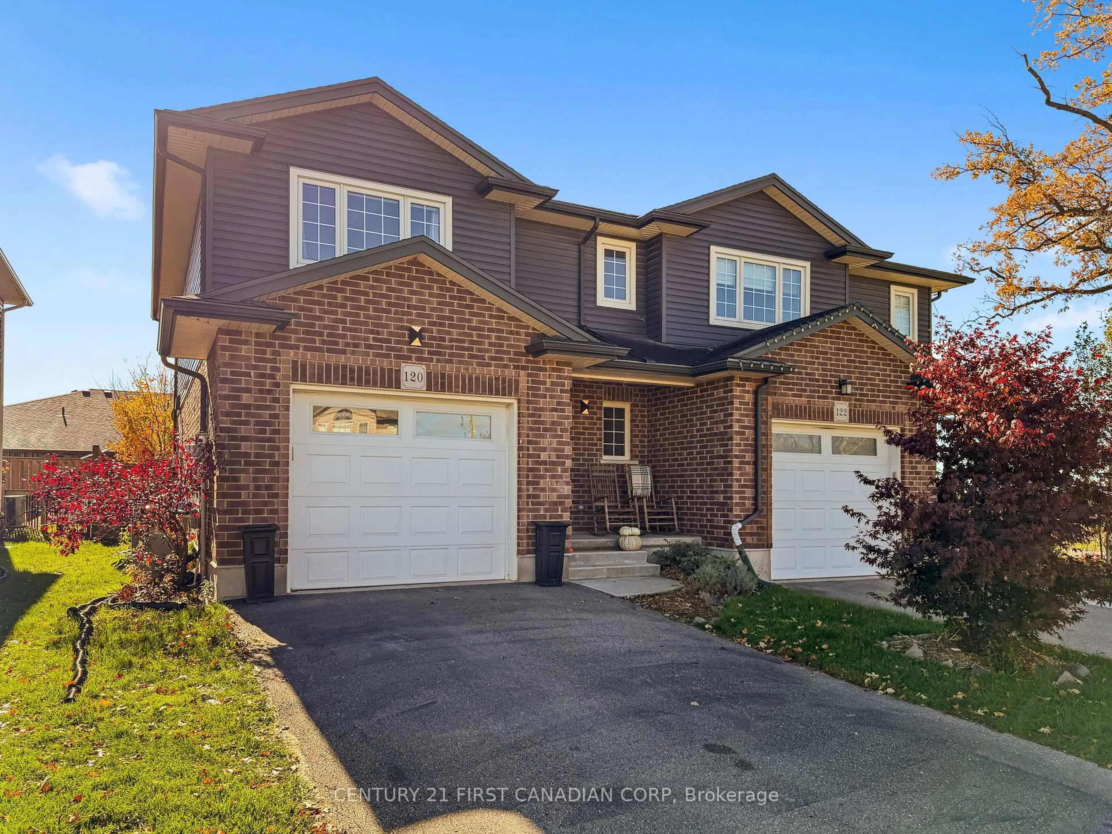 Home with brick exterior material, street for 120 Edison St, St. Marys Ontario N4X 0A8