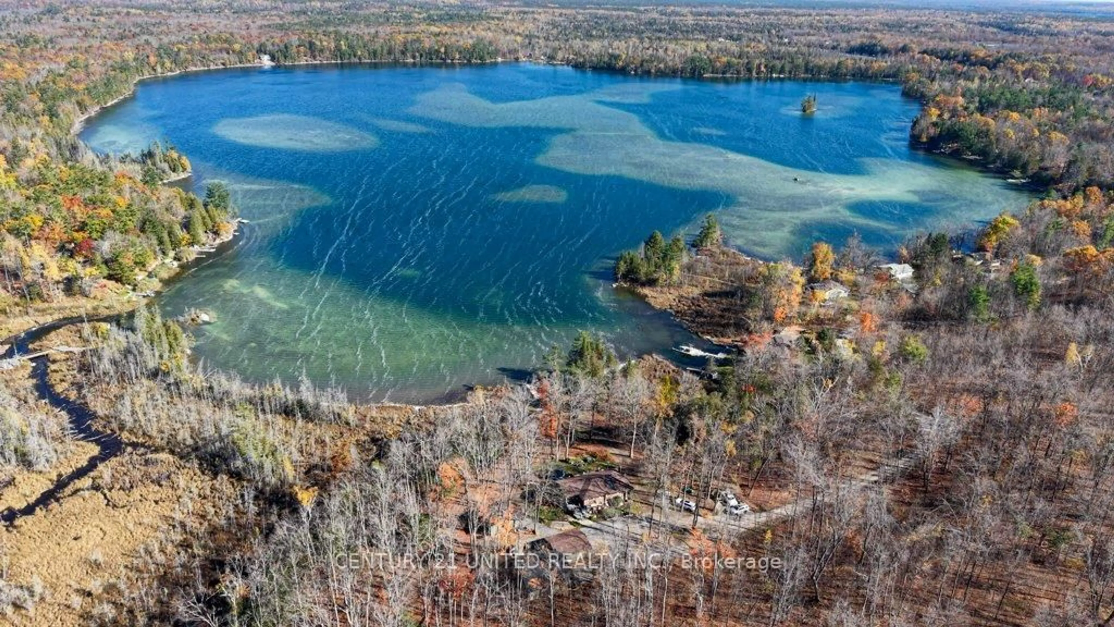 A pic from outside/outdoor area/front of a property/back of a property/a pic from drone, water/lake/river/ocean view for 241 Butler Dr, North Kawartha Ontario K0L 3E0
