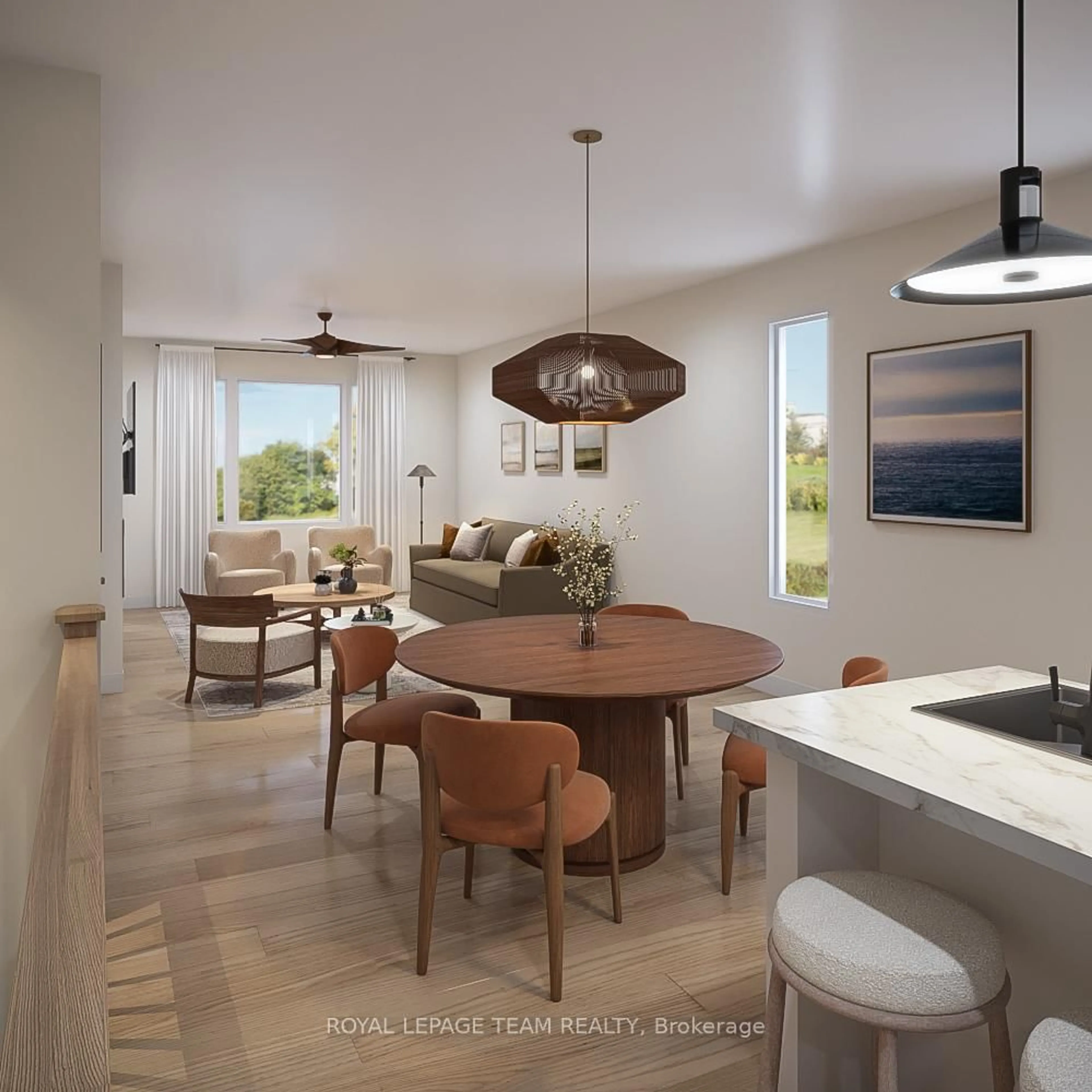 Open concept kitchen, unknown for 1173 Potter Dr, Brockville Ontario K6V 0G8