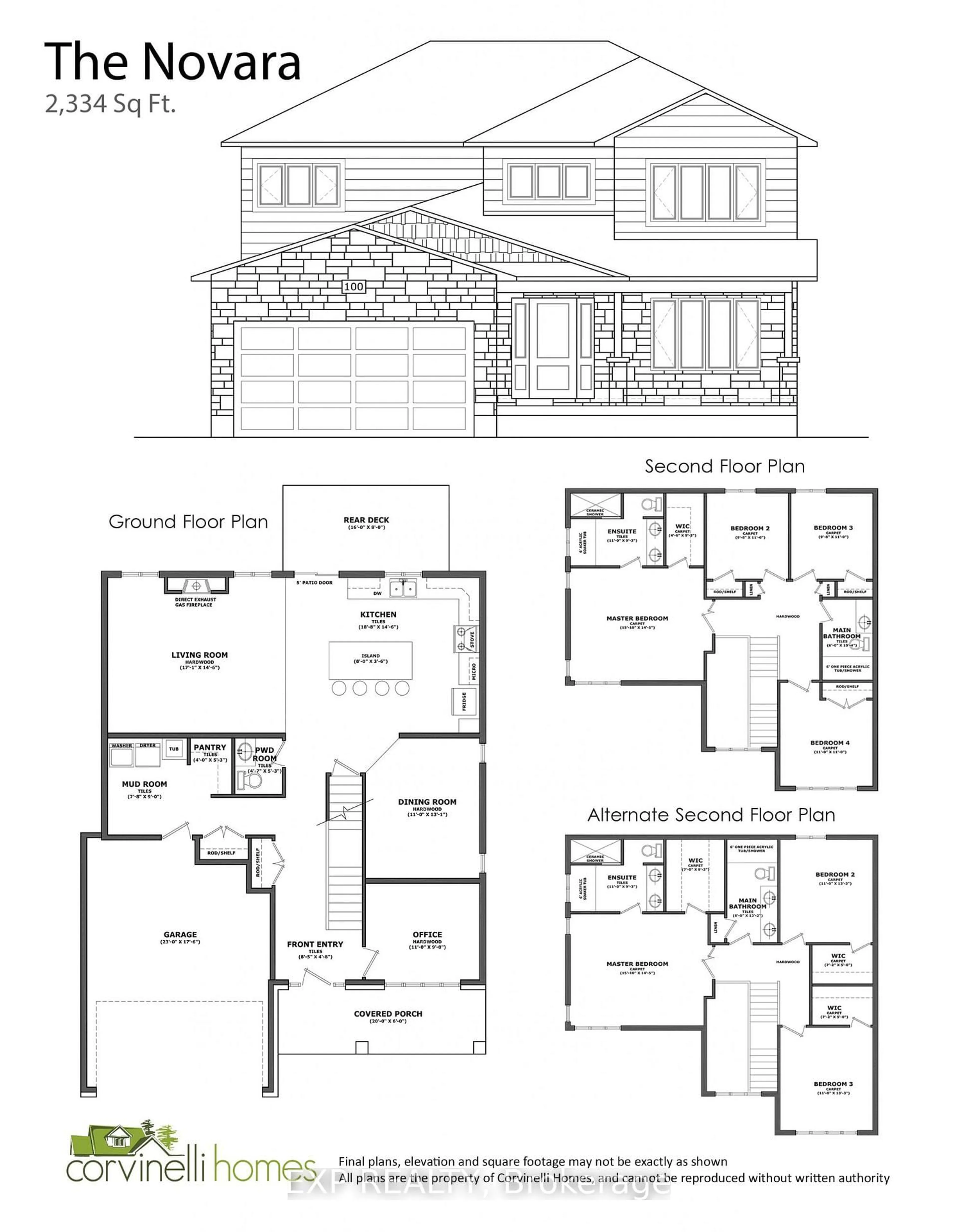 Floor plan for 827 Solidex Pl, Russell Ontario K4R 0C7