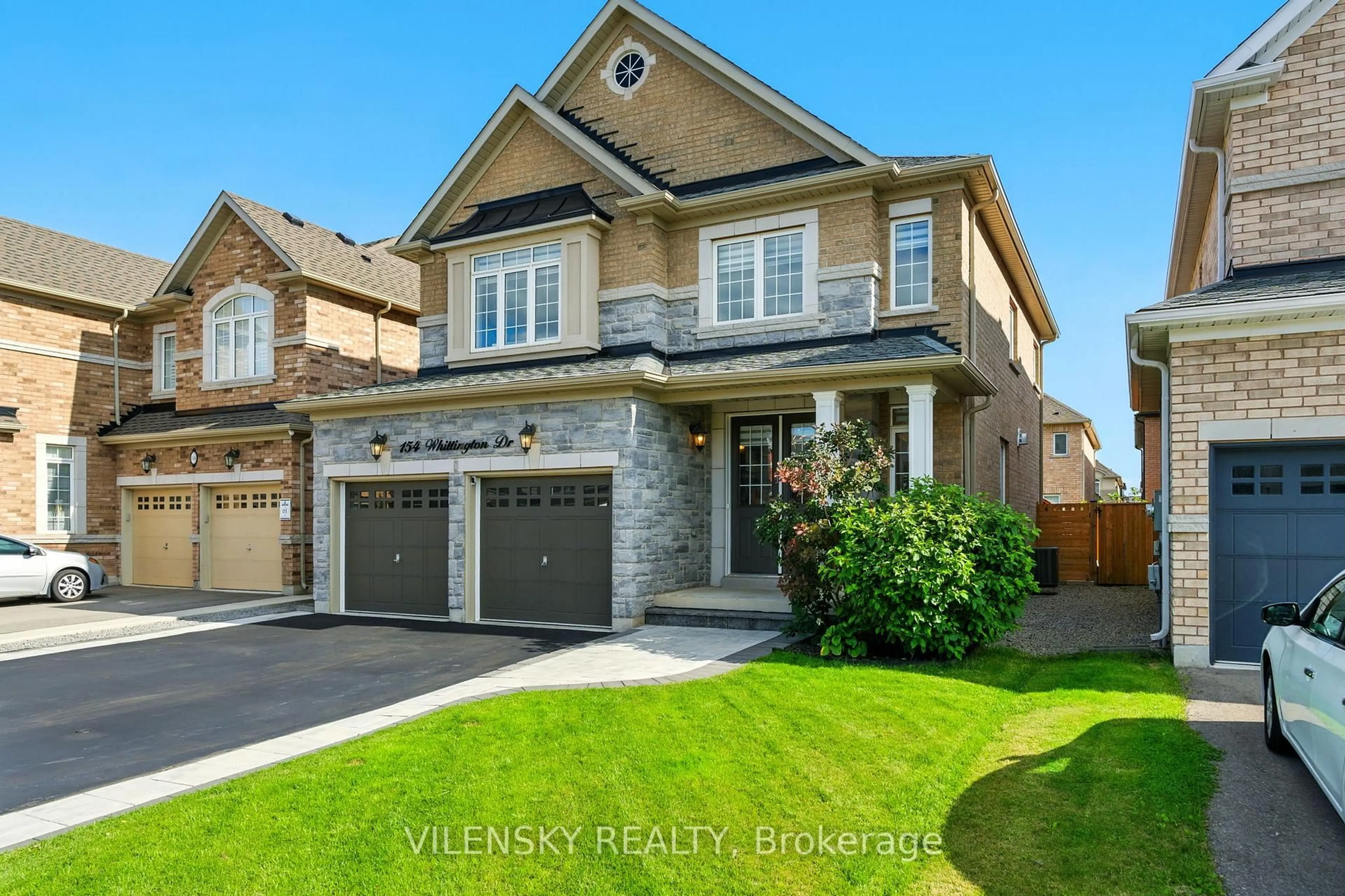 Home with vinyl exterior material, street for 154 Whittington Dr, Hamilton Ontario L9K 0H5