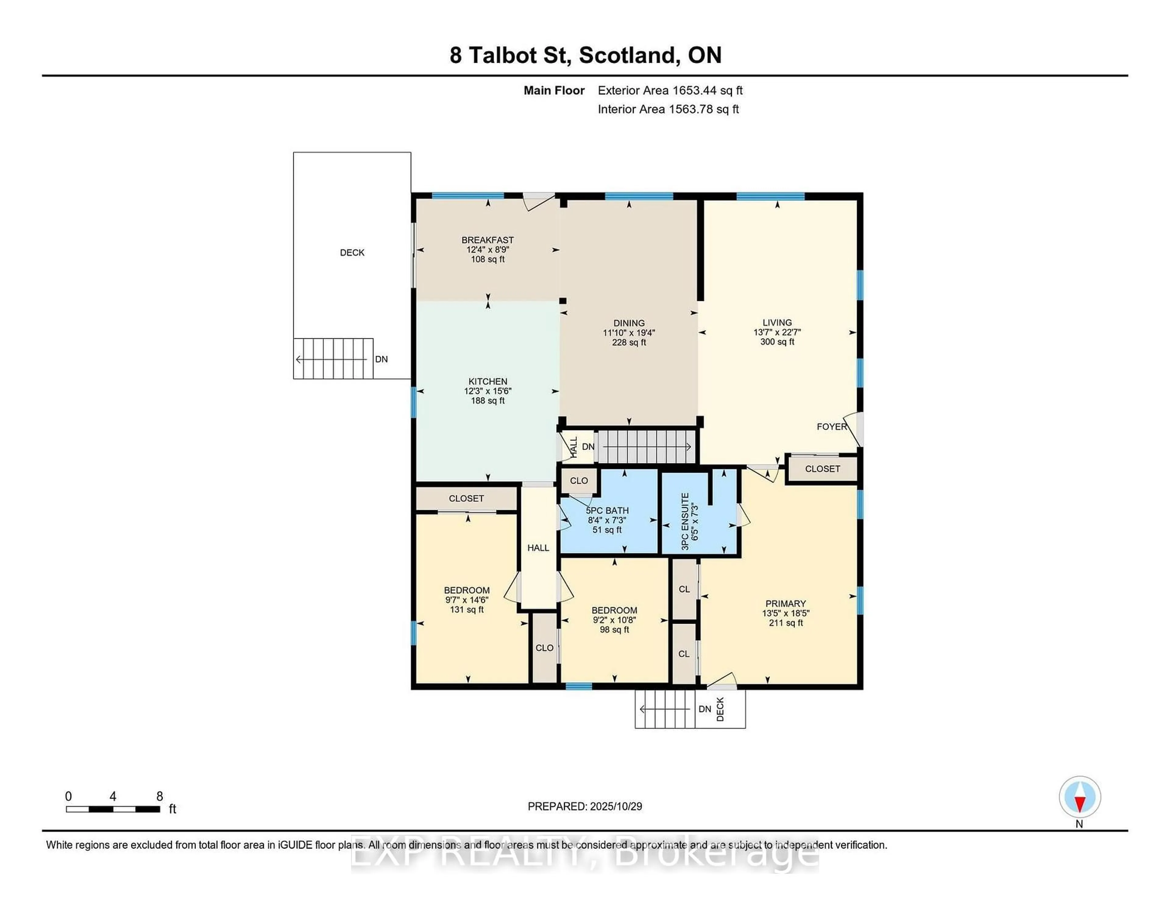 Floor plan for 8 Talbot St, Brant Ontario N0E 1R0