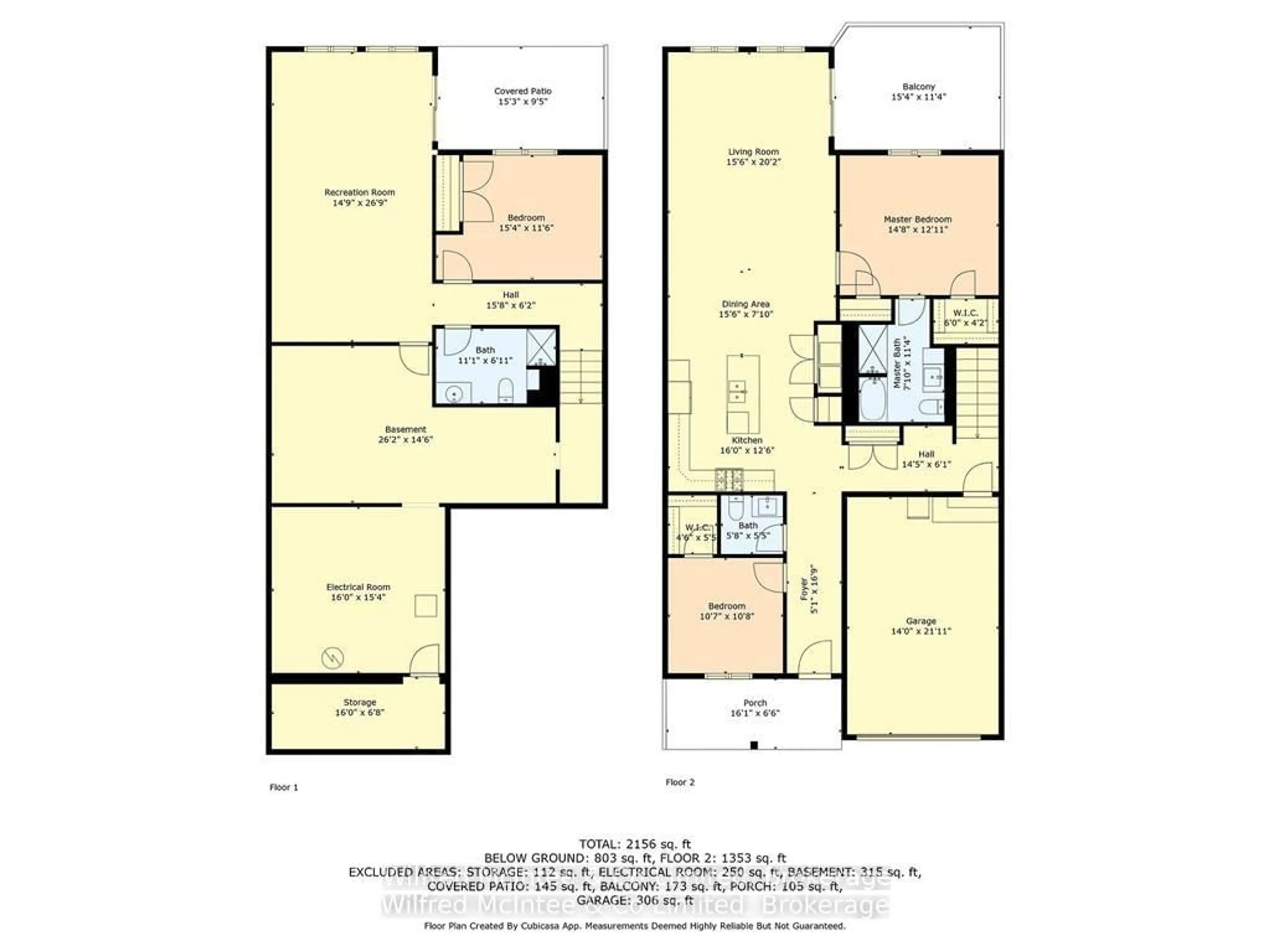 Floor plan for 5 Palmer Marie Lane #5, Arran-Elderslie Ontario N0G 1L0