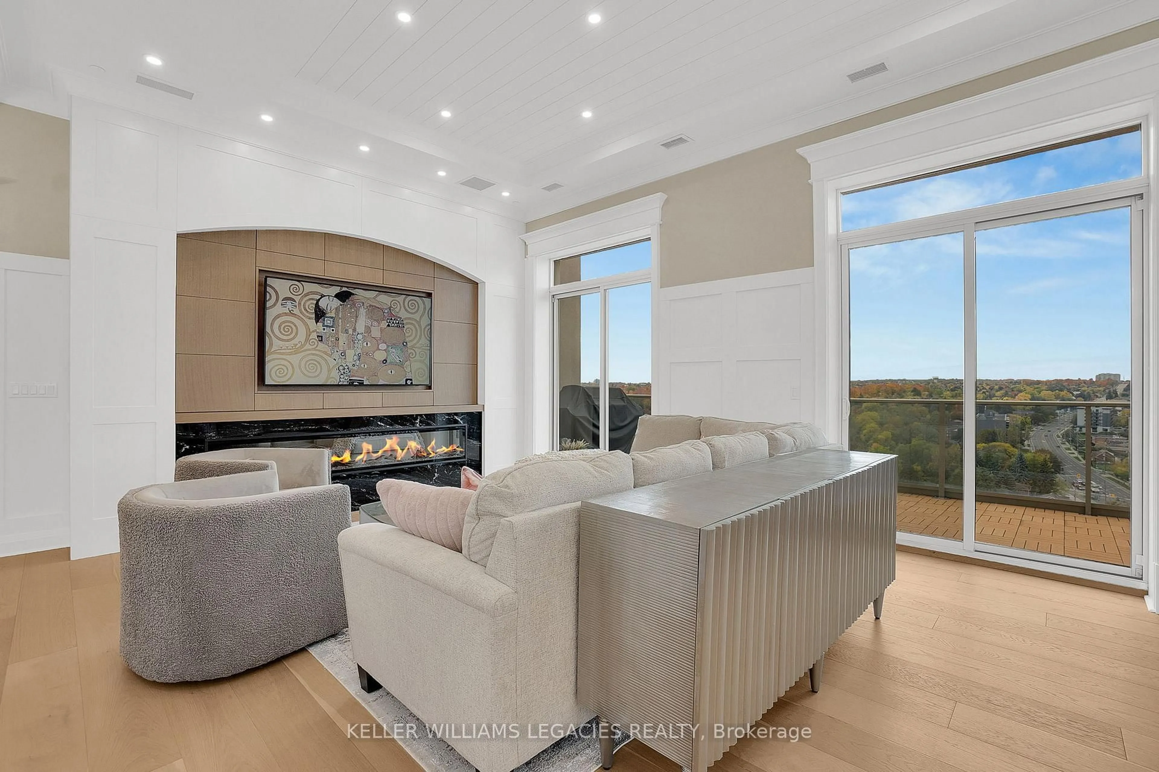 Living room with furniture, unknown for 223 Erb St #1202, Waterloo Ontario N2L 0B3