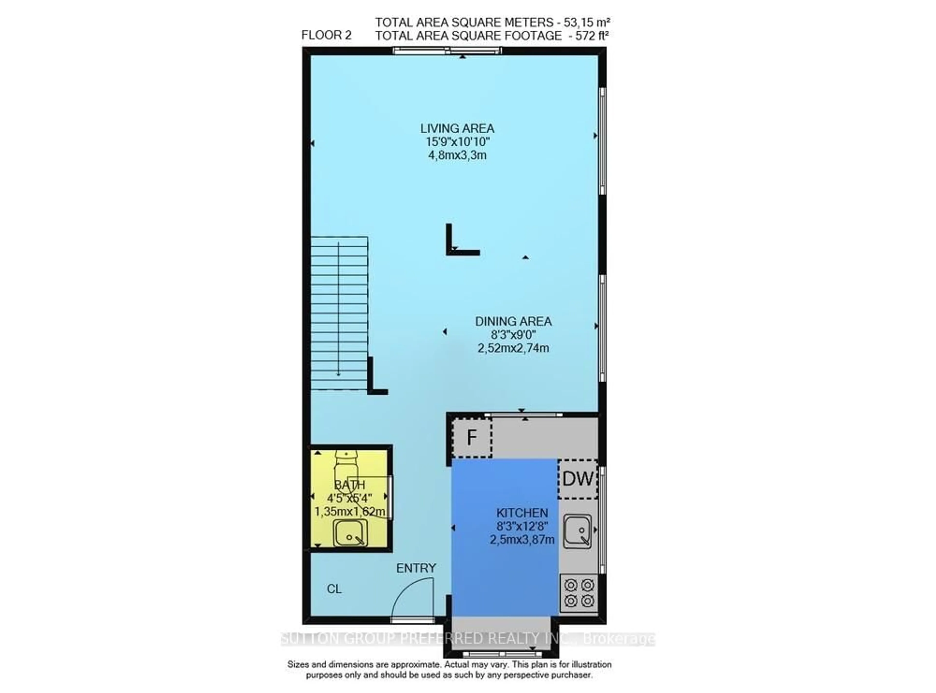 Floor plan for 561 PRINCESS Ave #4, London East Ontario N6B 2C1