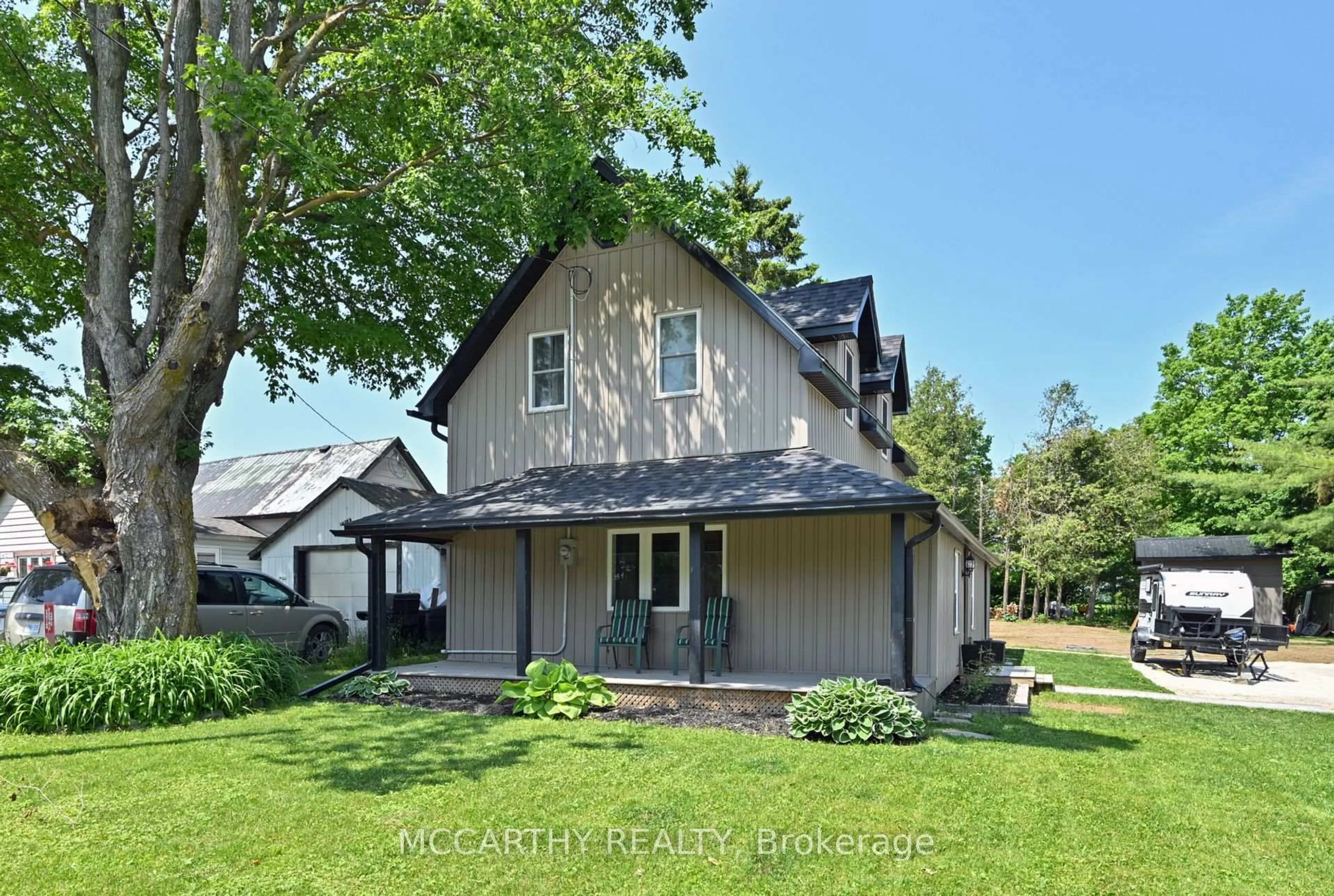 A pic from outside/outdoor area/front of a property/back of a property/a pic from drone, street for 681141 260 Sdrd, Melancthon Ontario L9V 2M7