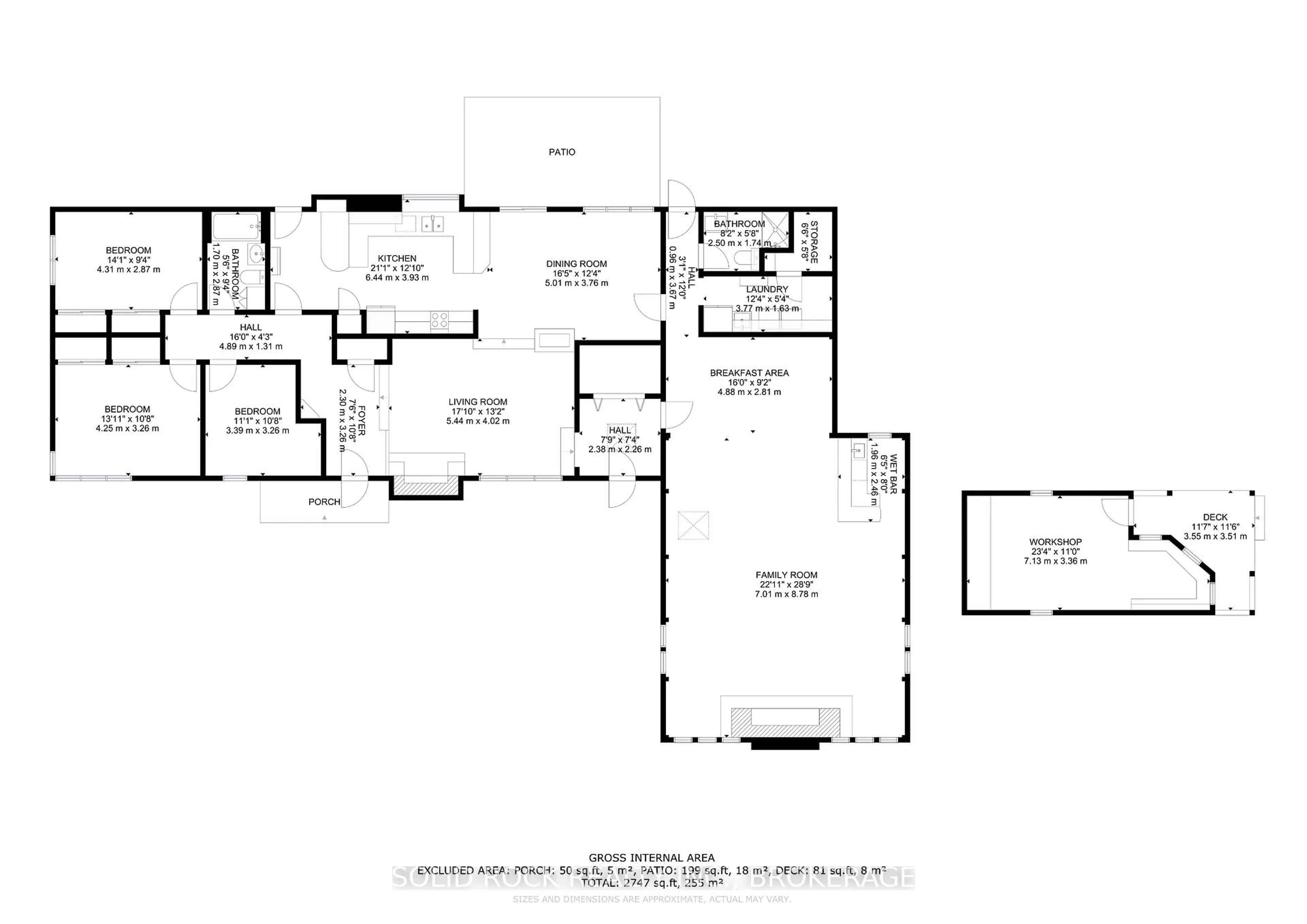 Floor plan for 423 Mud Lake Rd, Bissett Creek Ontario K0H 2H0