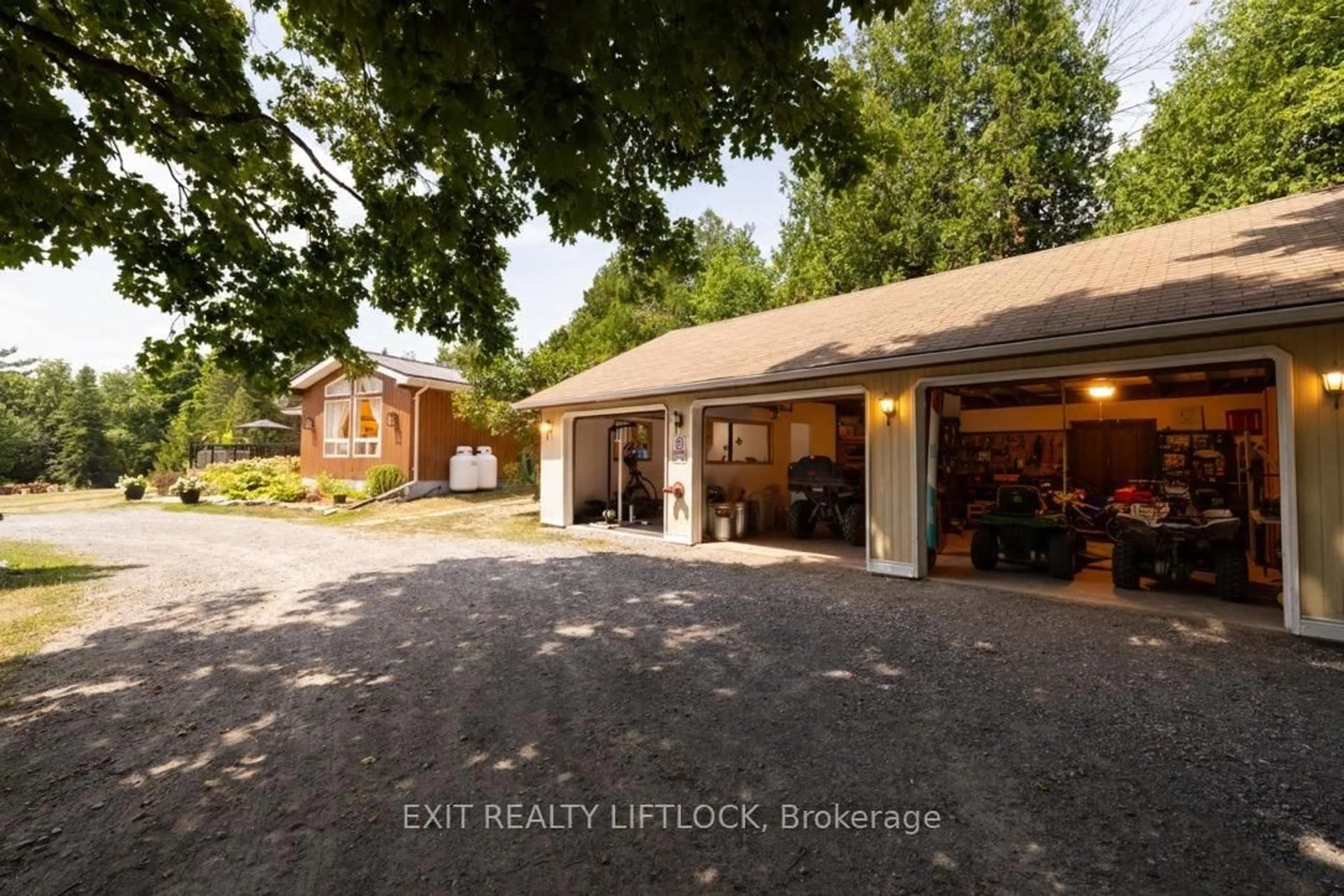 A pic from outside/outdoor area/front of a property/back of a property/a pic from drone, street for 1430 Drysdale Rd, Asphodel-Norwood Ontario K0L 2V0