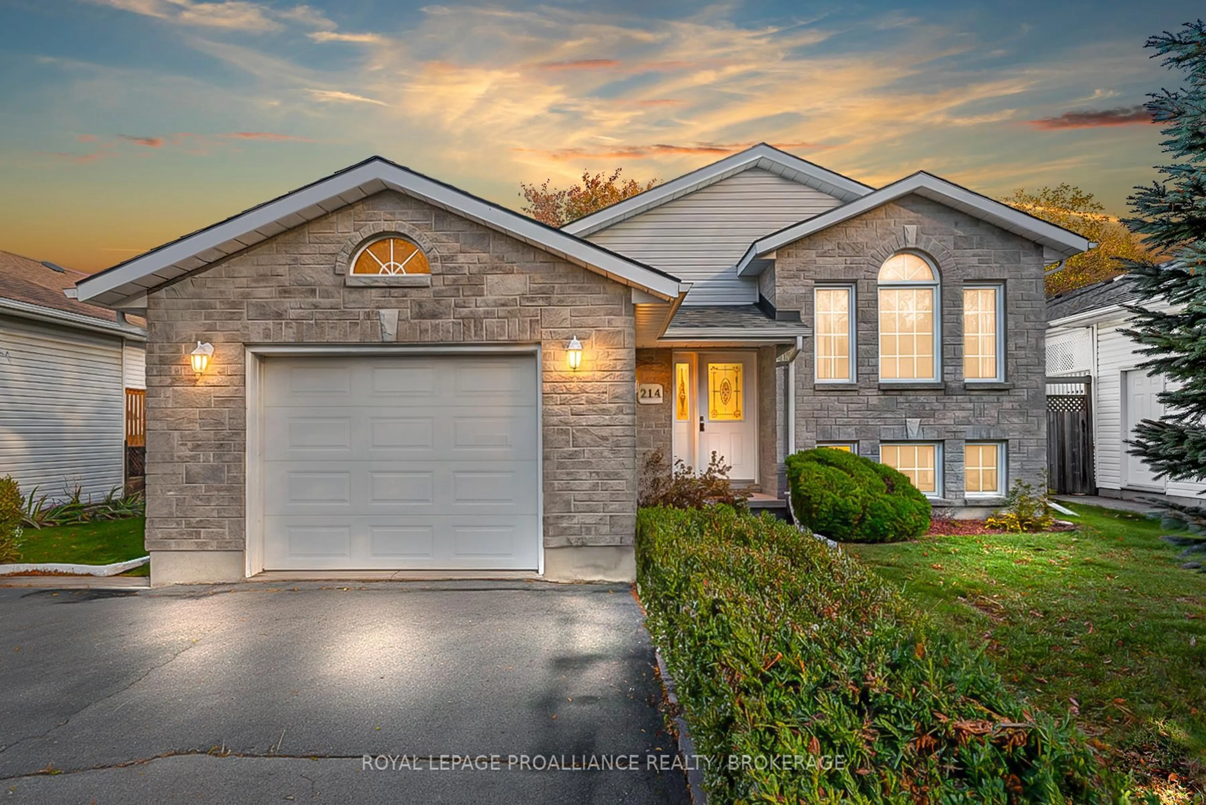 Home with brick exterior material, street for 214 Ellesmeer Ave, Kingston Ontario K7P 3E4