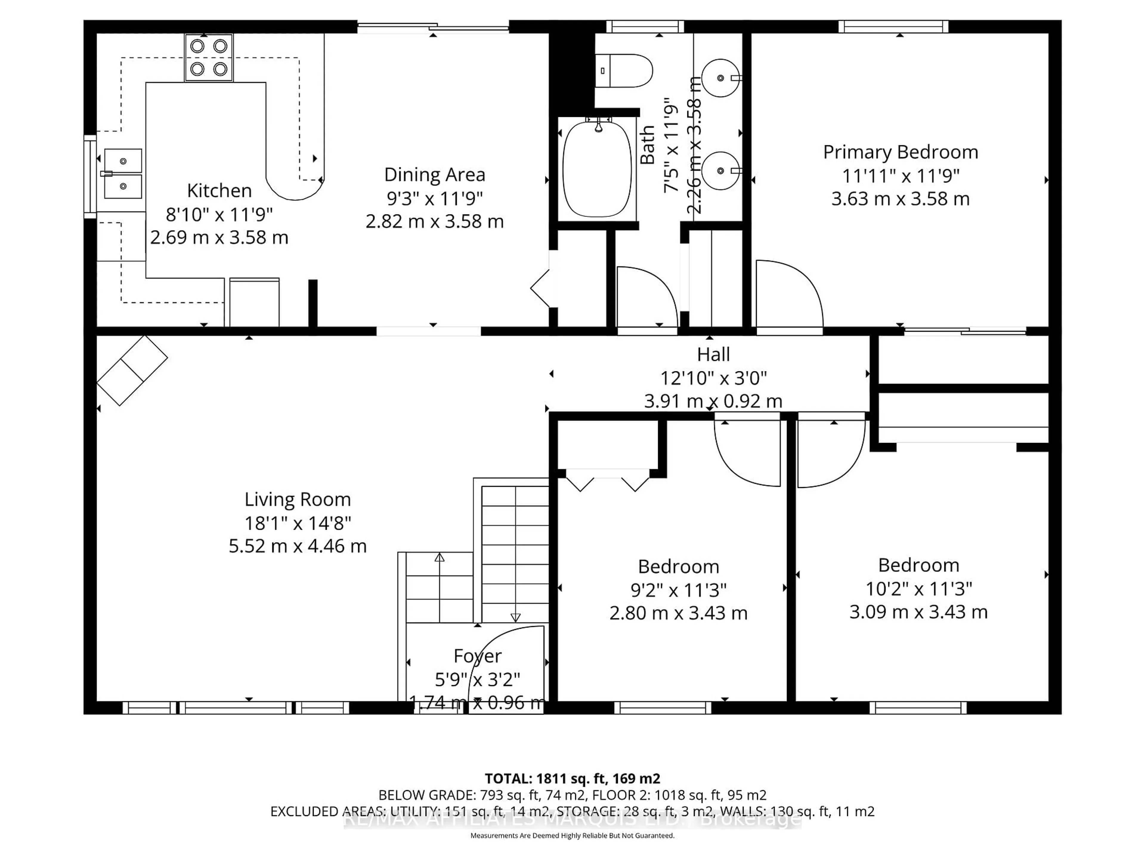 Floor plan for 3310 Poirier Ave, Cornwall Ontario K6K 1E1
