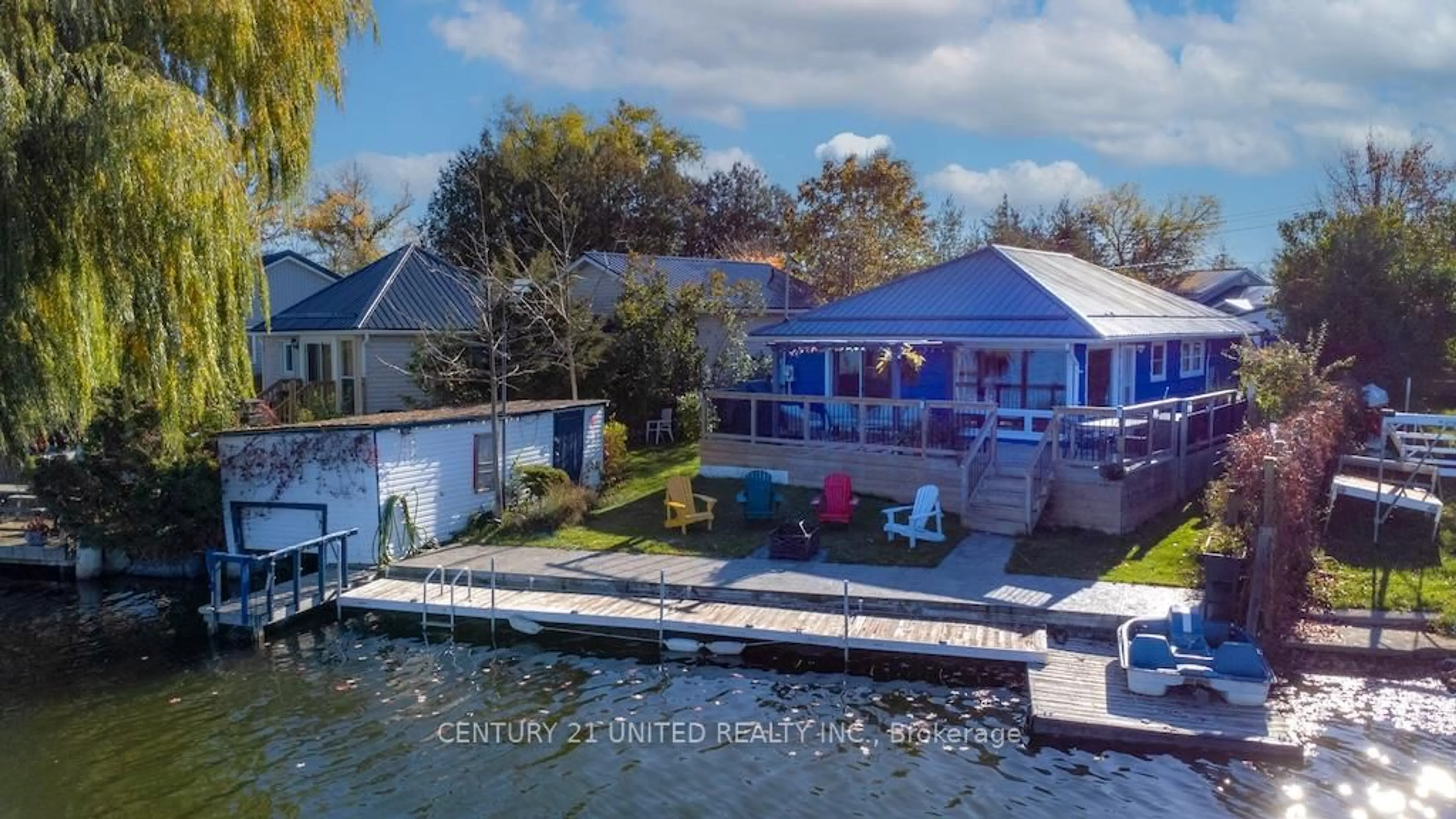 A pic from outside/outdoor area/front of a property/back of a property/a pic from drone, water/lake/river/ocean view for 131 Homewood Ave, Trent Hills Ontario K0L 1Y0