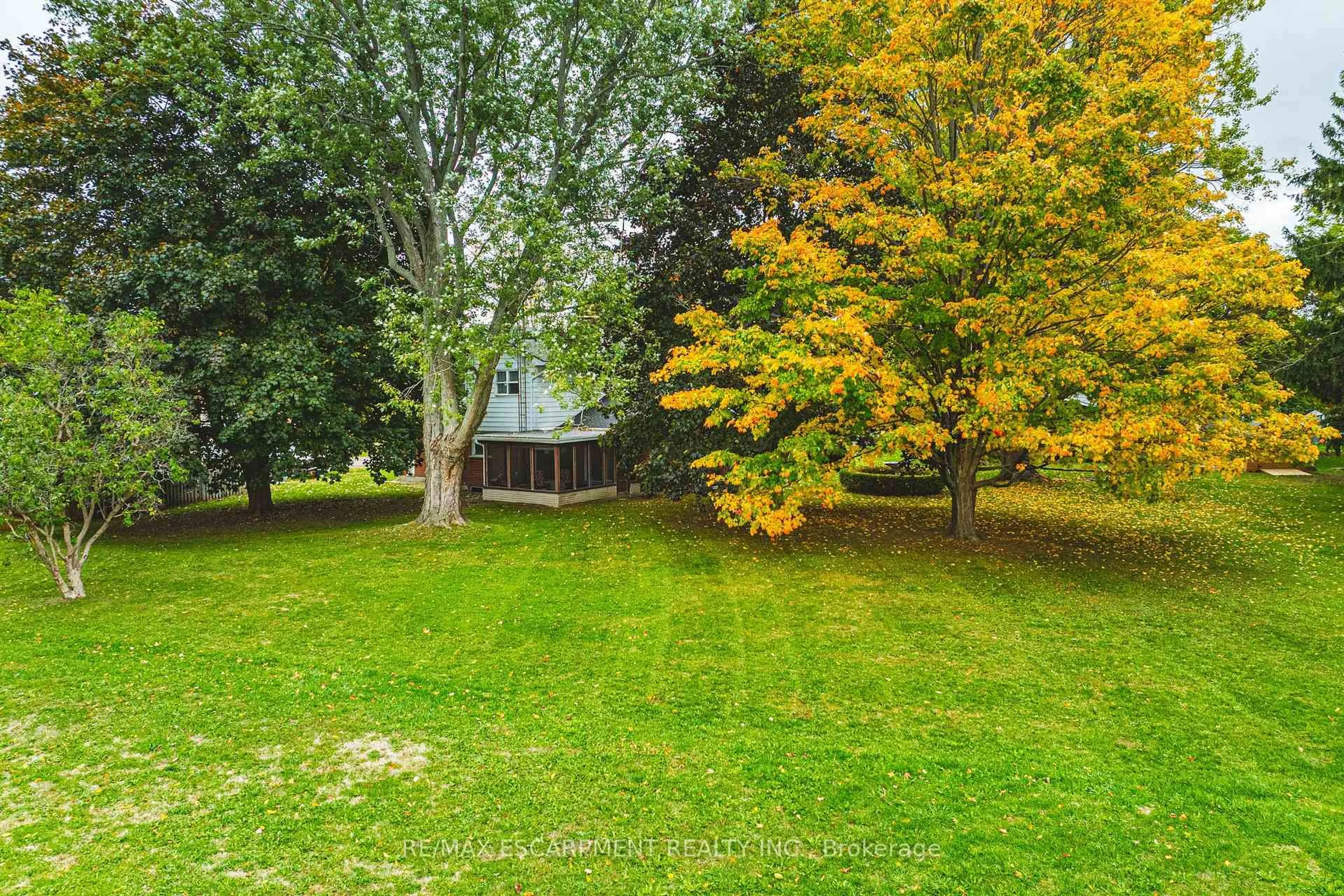 A pic from outside/outdoor area/front of a property/back of a property/a pic from drone, forest/trees view for 646 Alder St, Haldimand Ontario N1A 1S5