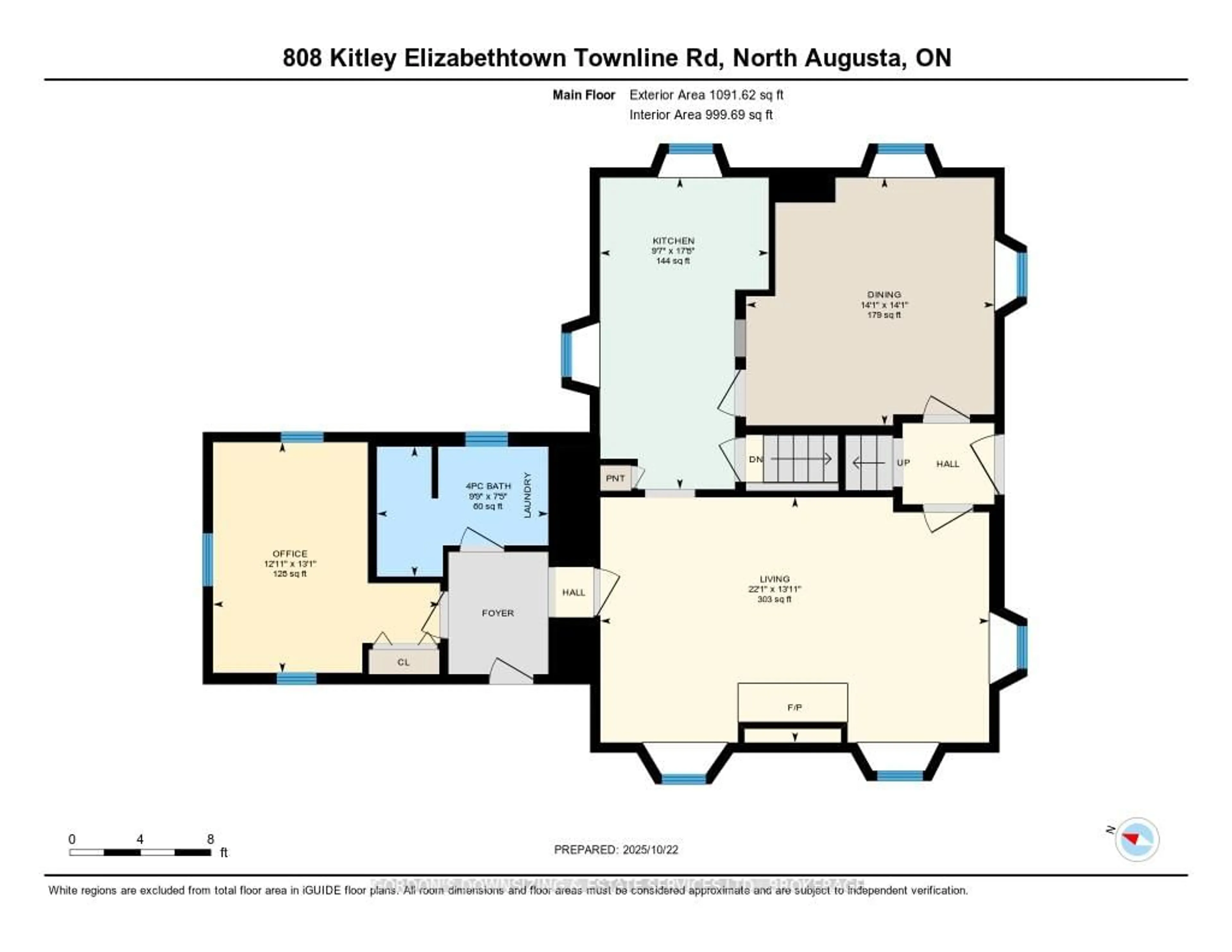 Floor plan for 808 Kitley/eliz Line, Elizabethtown-Kitley Ontario K0G 1R0