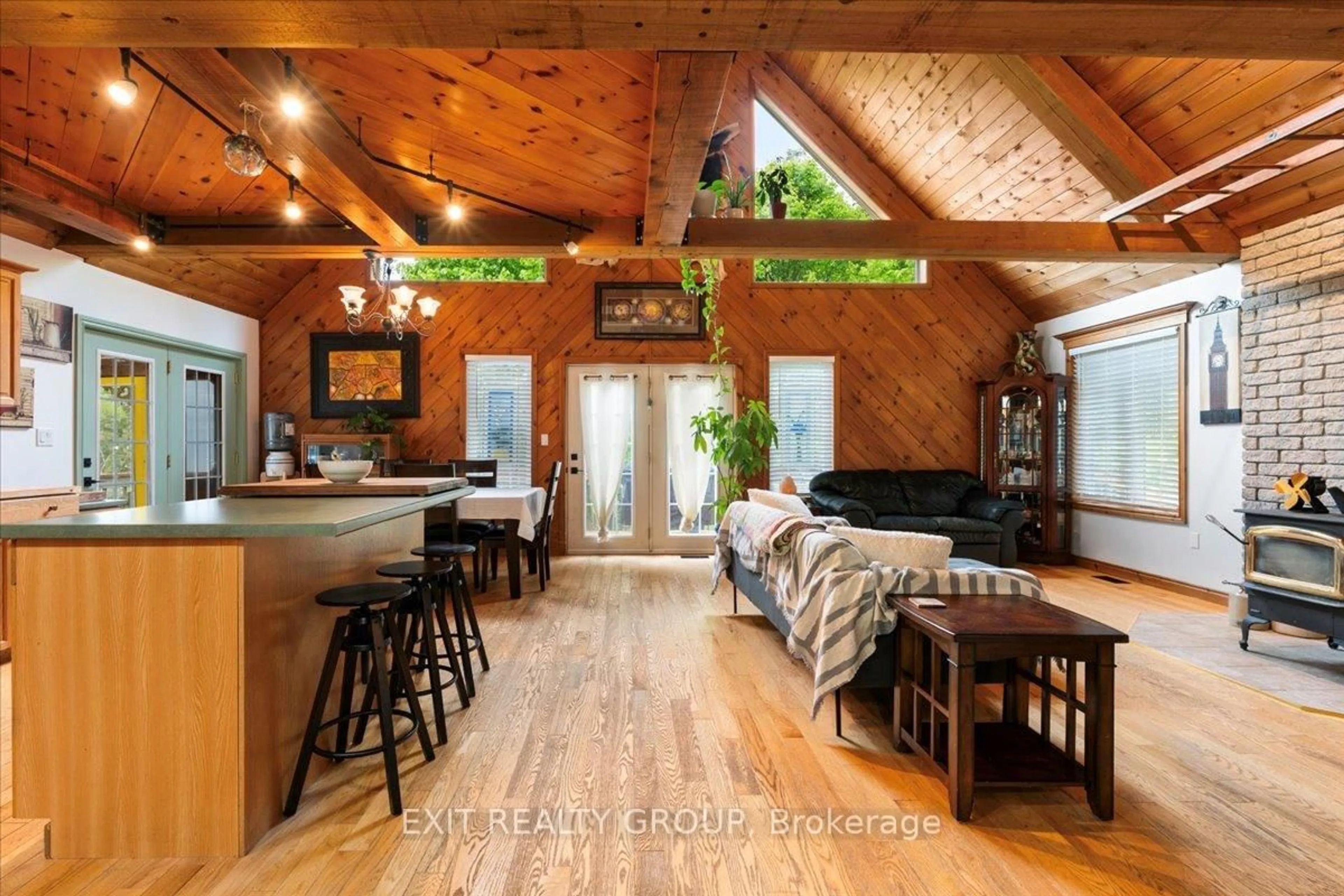 Open concept kitchen, wood/laminate floor for 14 Smith Rd, Belleville Ontario K0K 2Y0