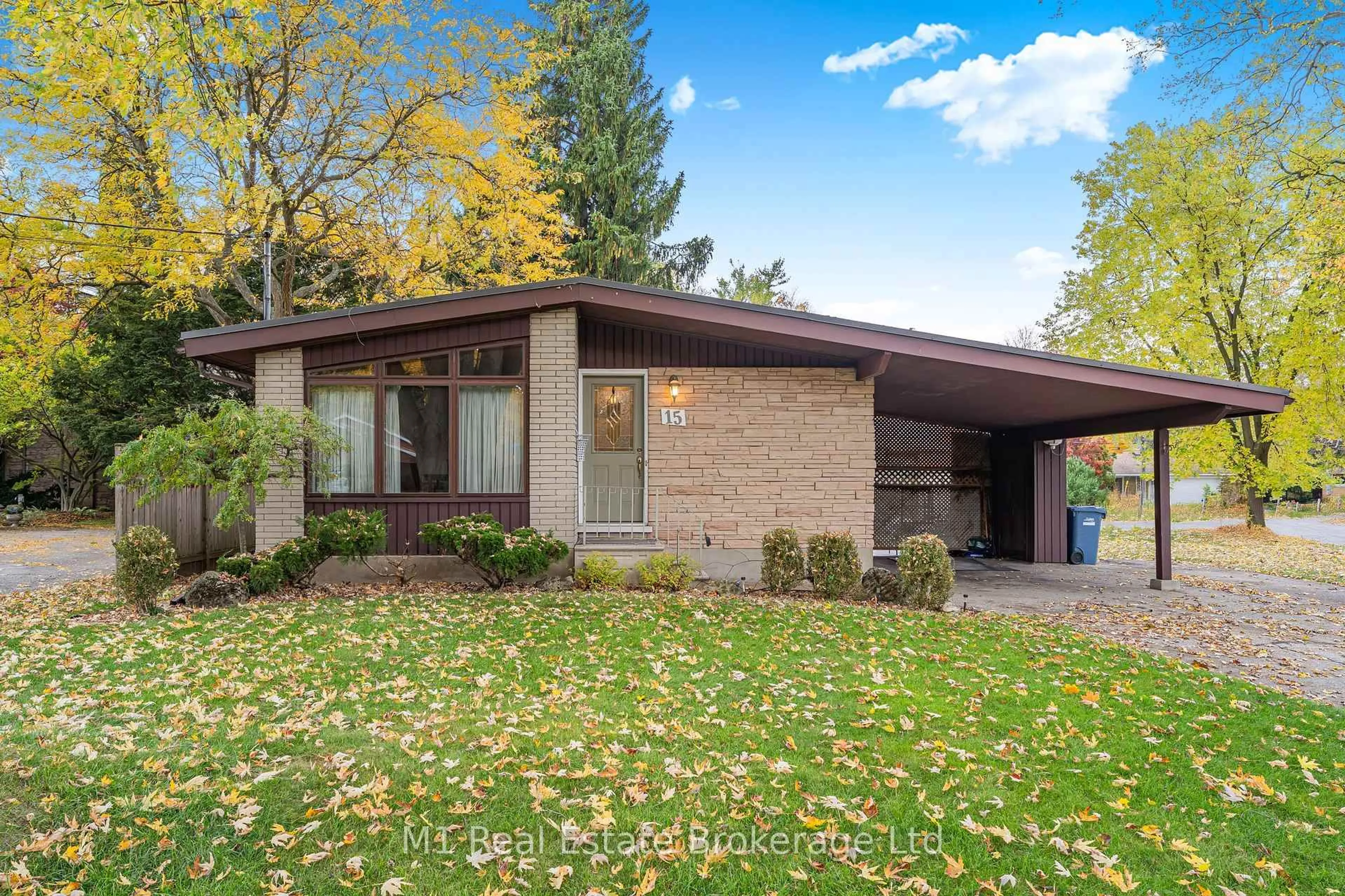 Home with brick exterior material, street for 15 Woodycrest Dr, Guelph Ontario N1H 6E8