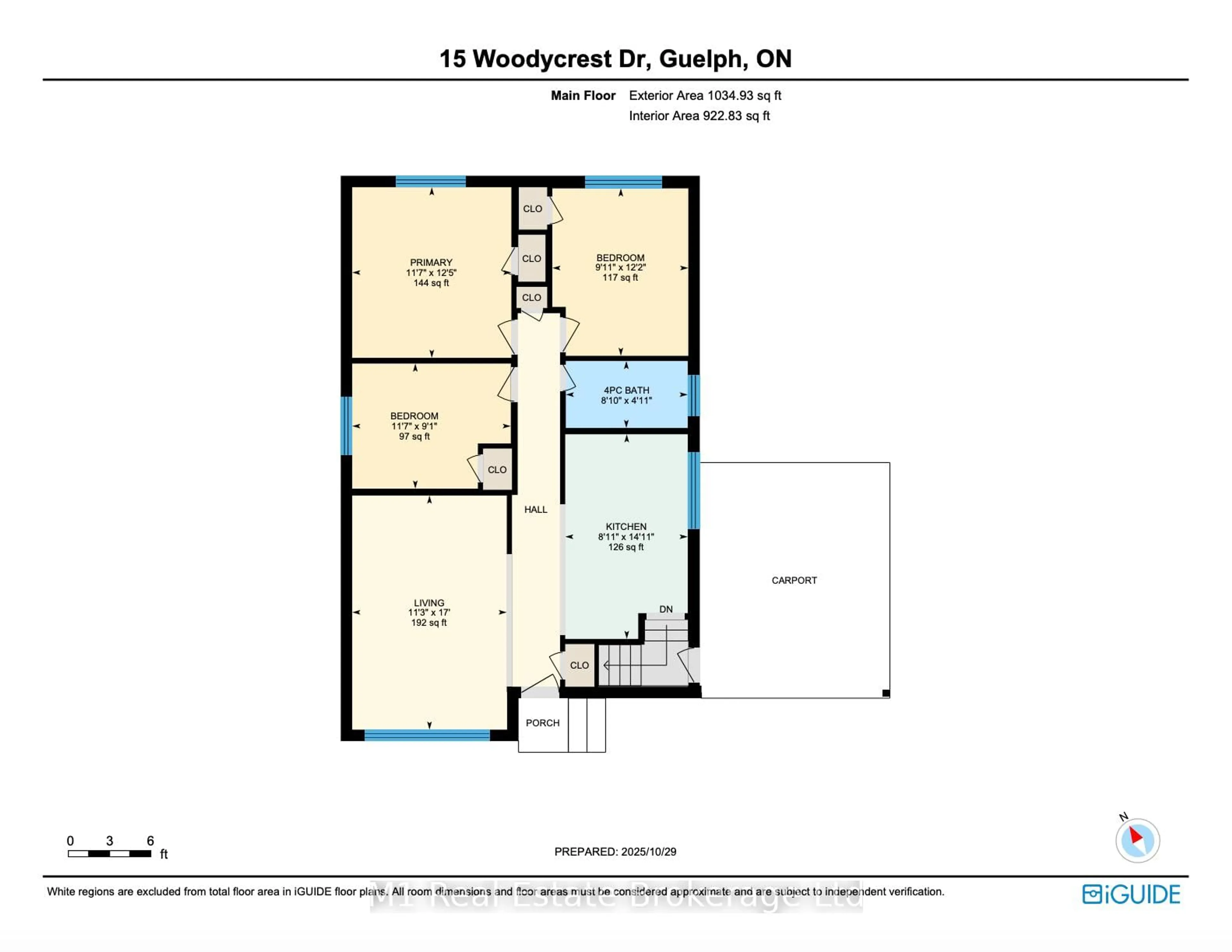 Floor plan for 15 Woodycrest Dr, Guelph Ontario N1H 6E8