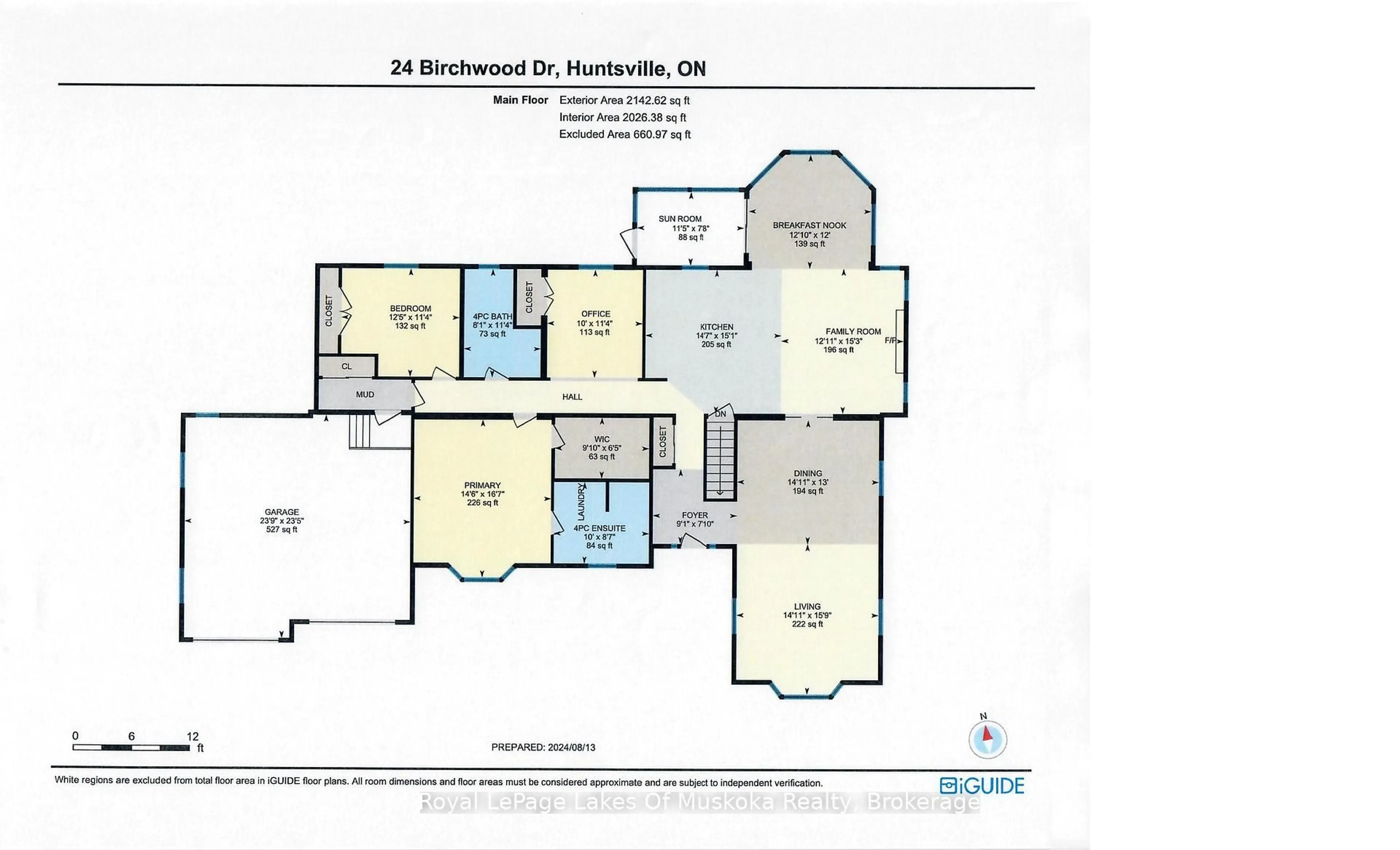 Floor plan for 24 BIRCHWOOD Cres, Huntsville Ontario P1H 0A6
