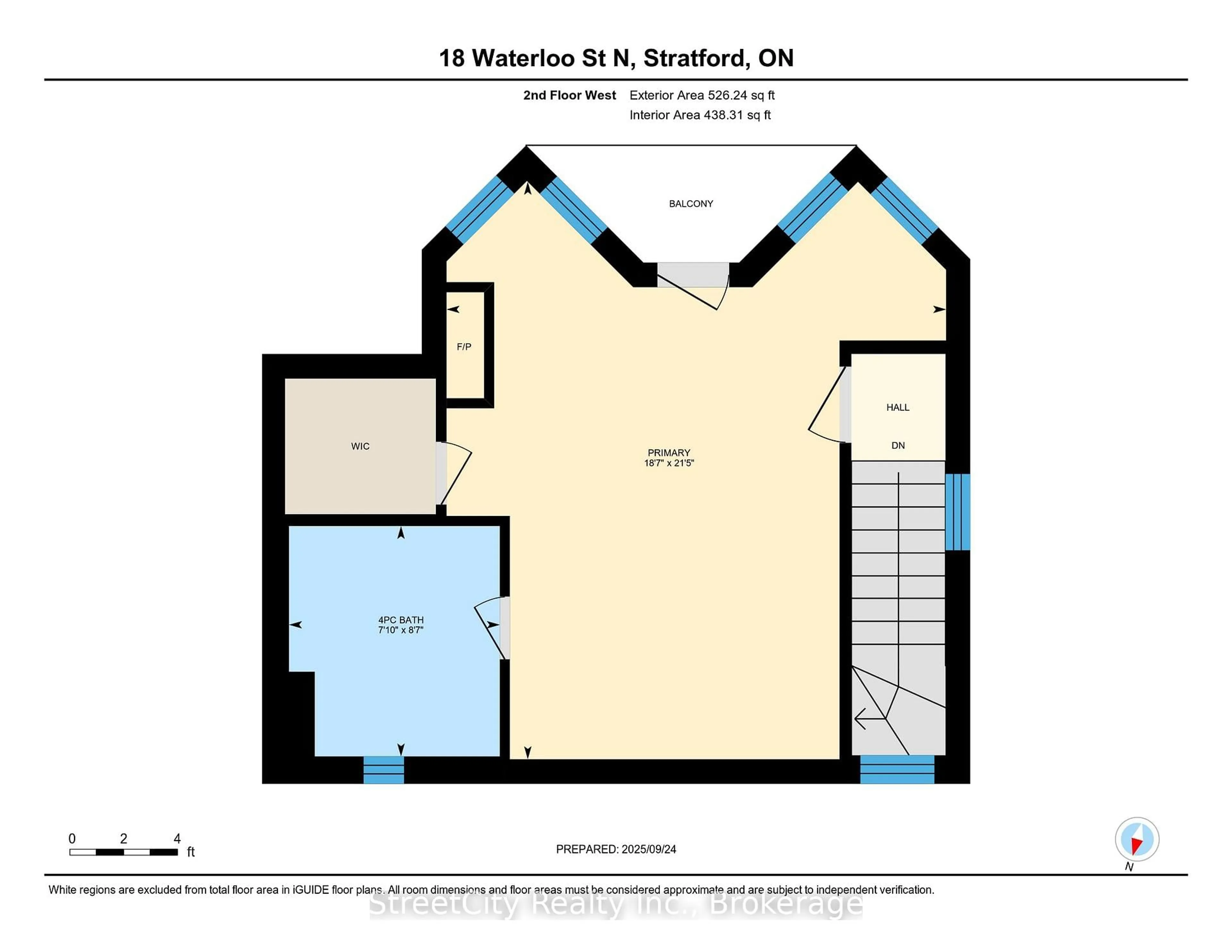 Floor plan for 18 Waterloo St, Stratford Ontario N5A 5H5