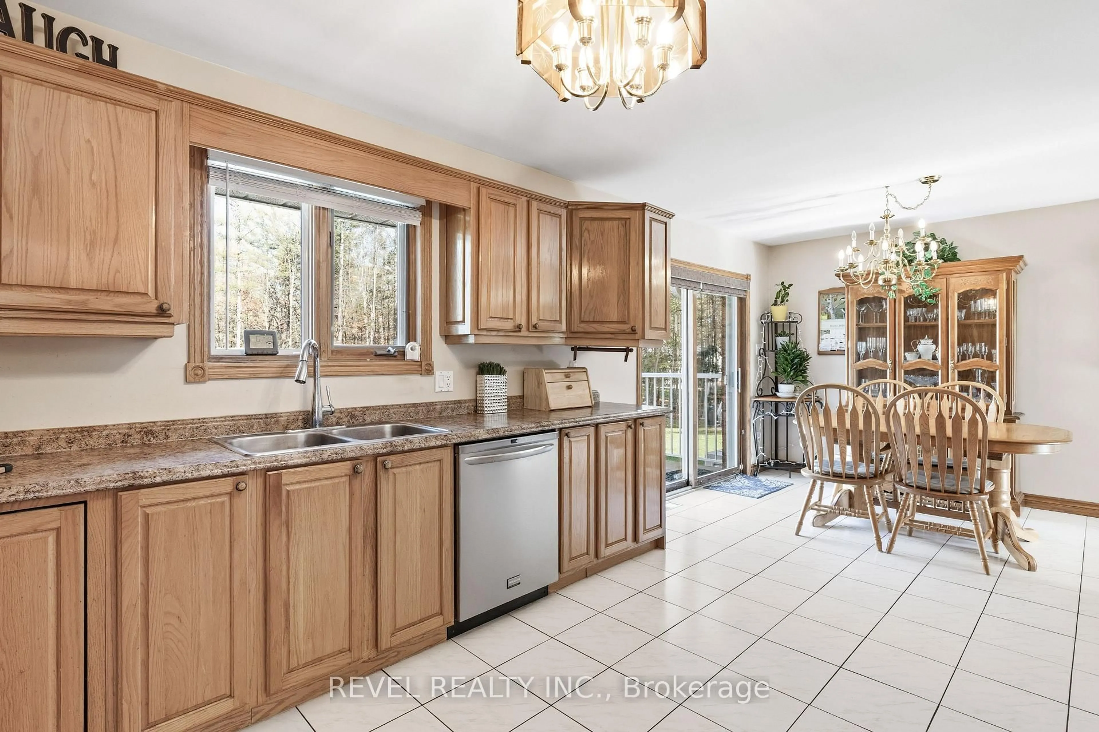 Open concept kitchen, ceramic/tile floor for 2371 County Rd 48 Rd, Kawartha Lakes Ontario K0M 2B0