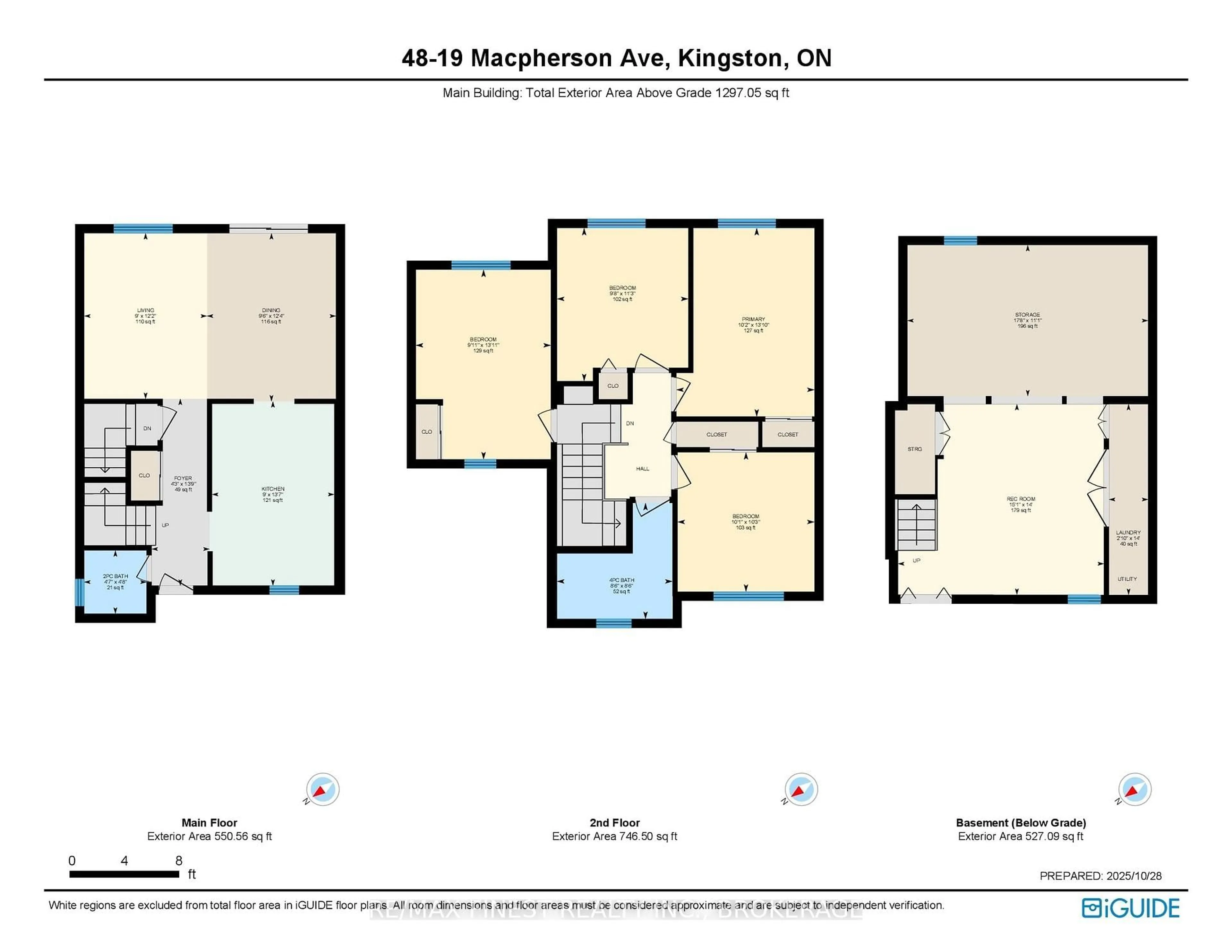 Floor plan for 19 Macpherson Ave #48, Kingston Ontario K7M 6W4