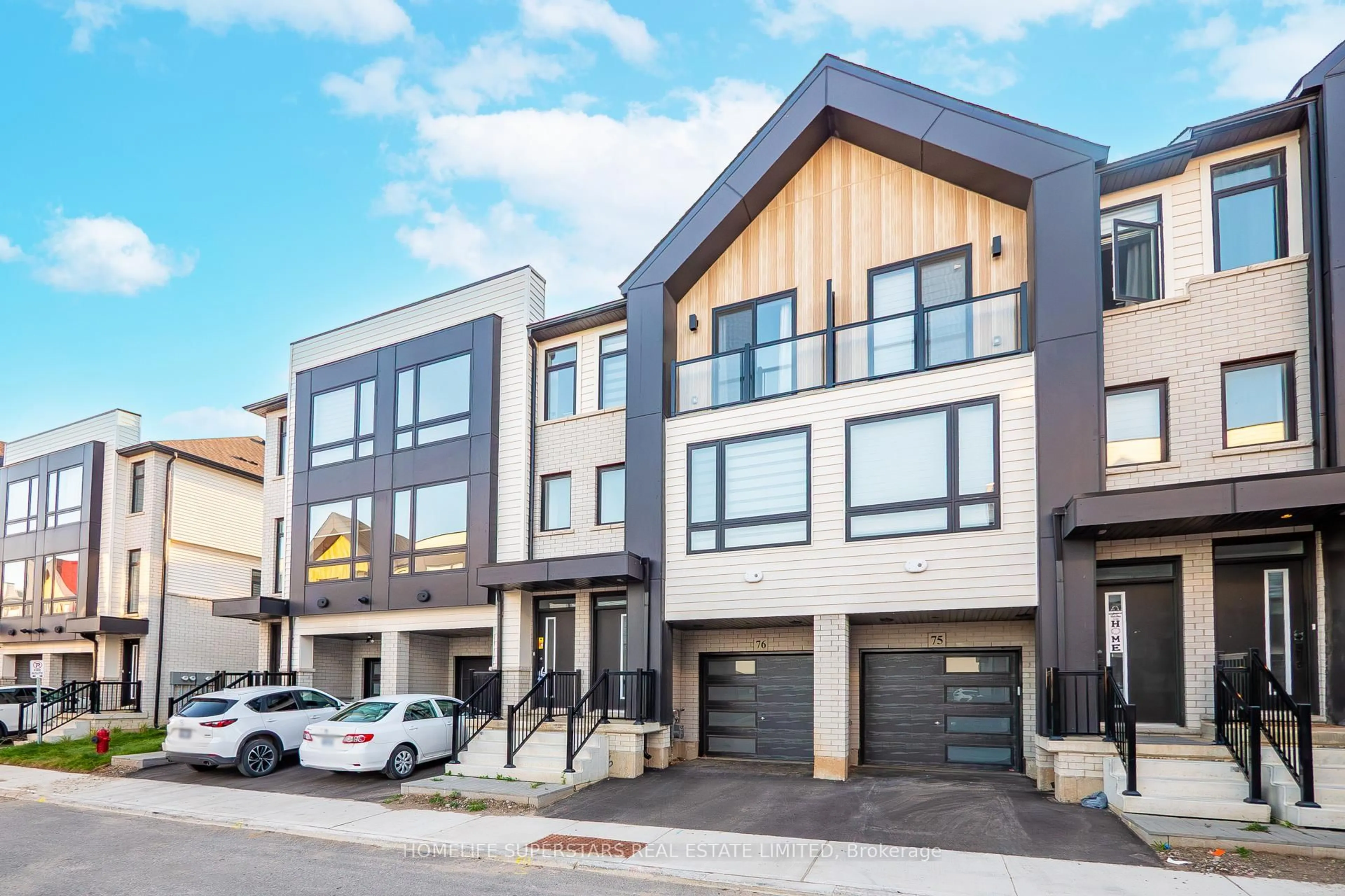 Home with brick exterior material, street for 55 Tom Brown Dr #76, Brant Ontario N3L 0N5