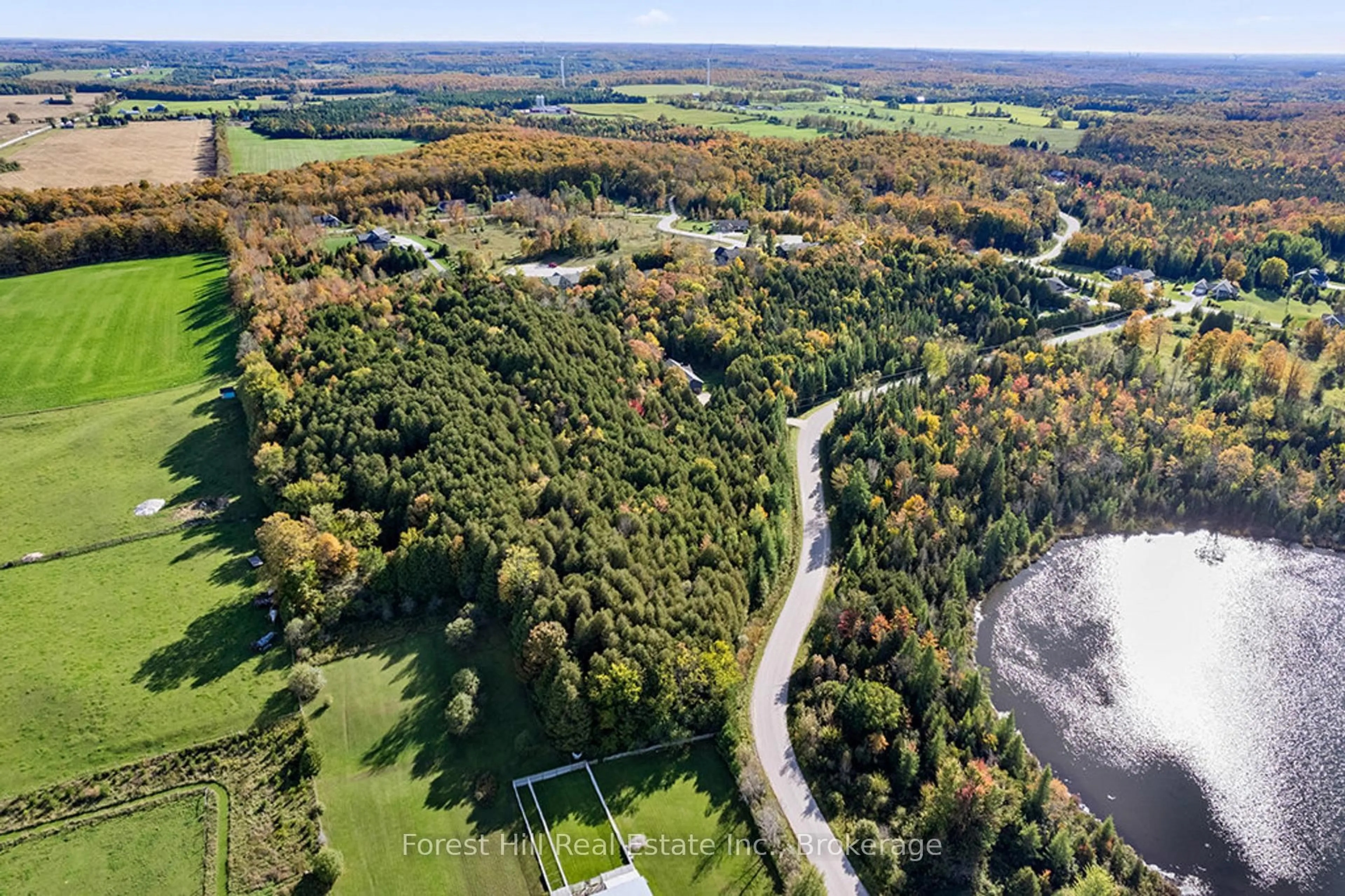 A pic from outside/outdoor area/front of a property/back of a property/a pic from drone, forest/trees view for 240 Lookout Dr, West Grey Ontario N0C 1H0