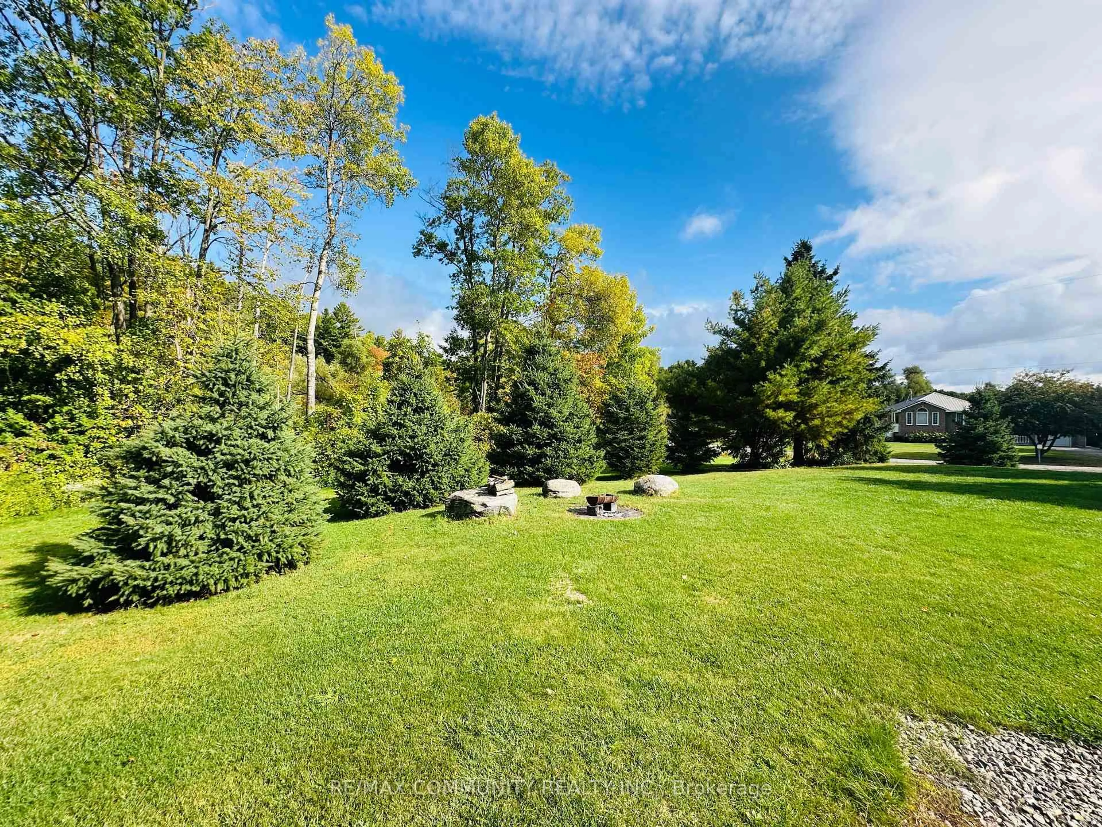 A pic from outside/outdoor area/front of a property/back of a property/a pic from drone, forest/trees view for 214 Helyer Rd, Ingleside Ontario K8V 5P4