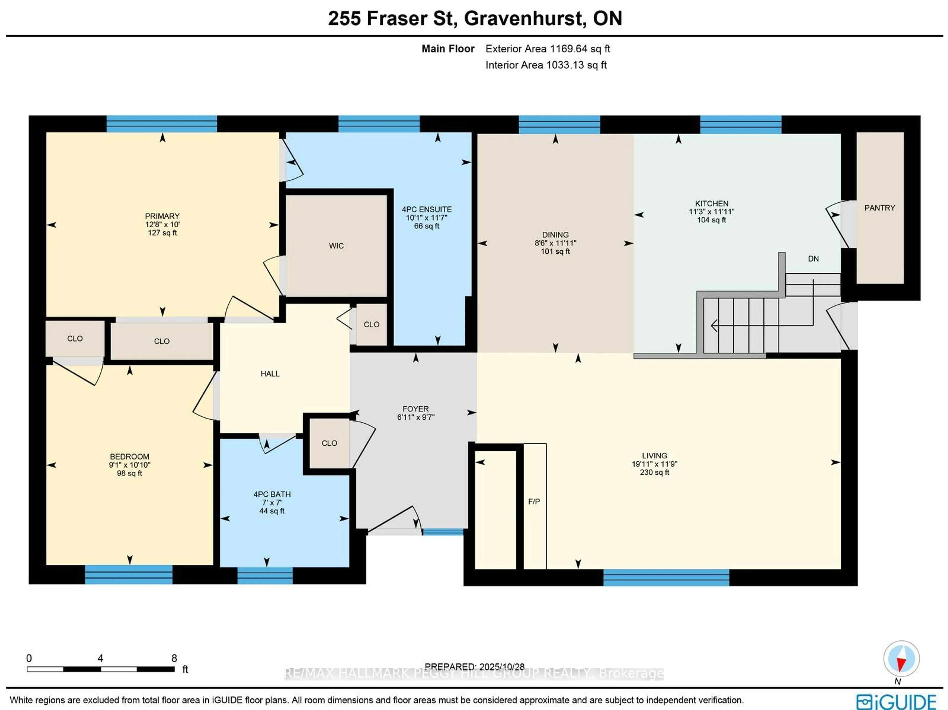 Floor plan for 255 Fraser St, Gravenhurst Ontario P1P 1C9